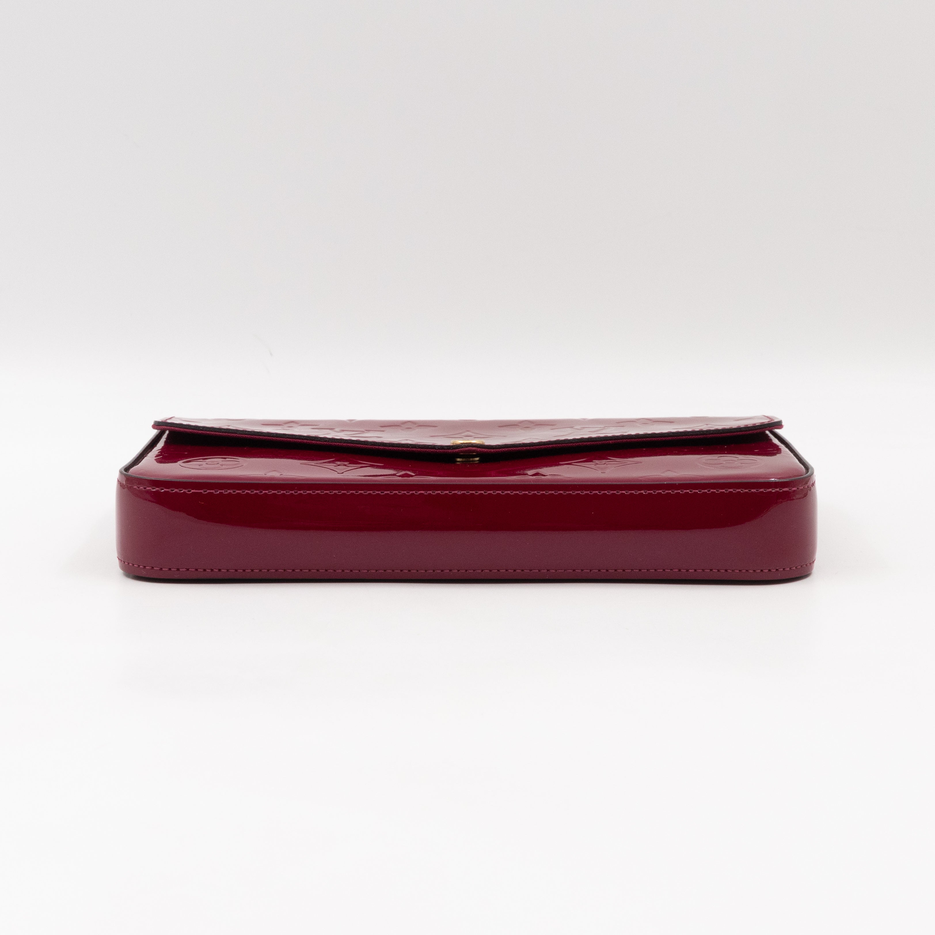 Pochette Felicie Magenta Vernis Leather