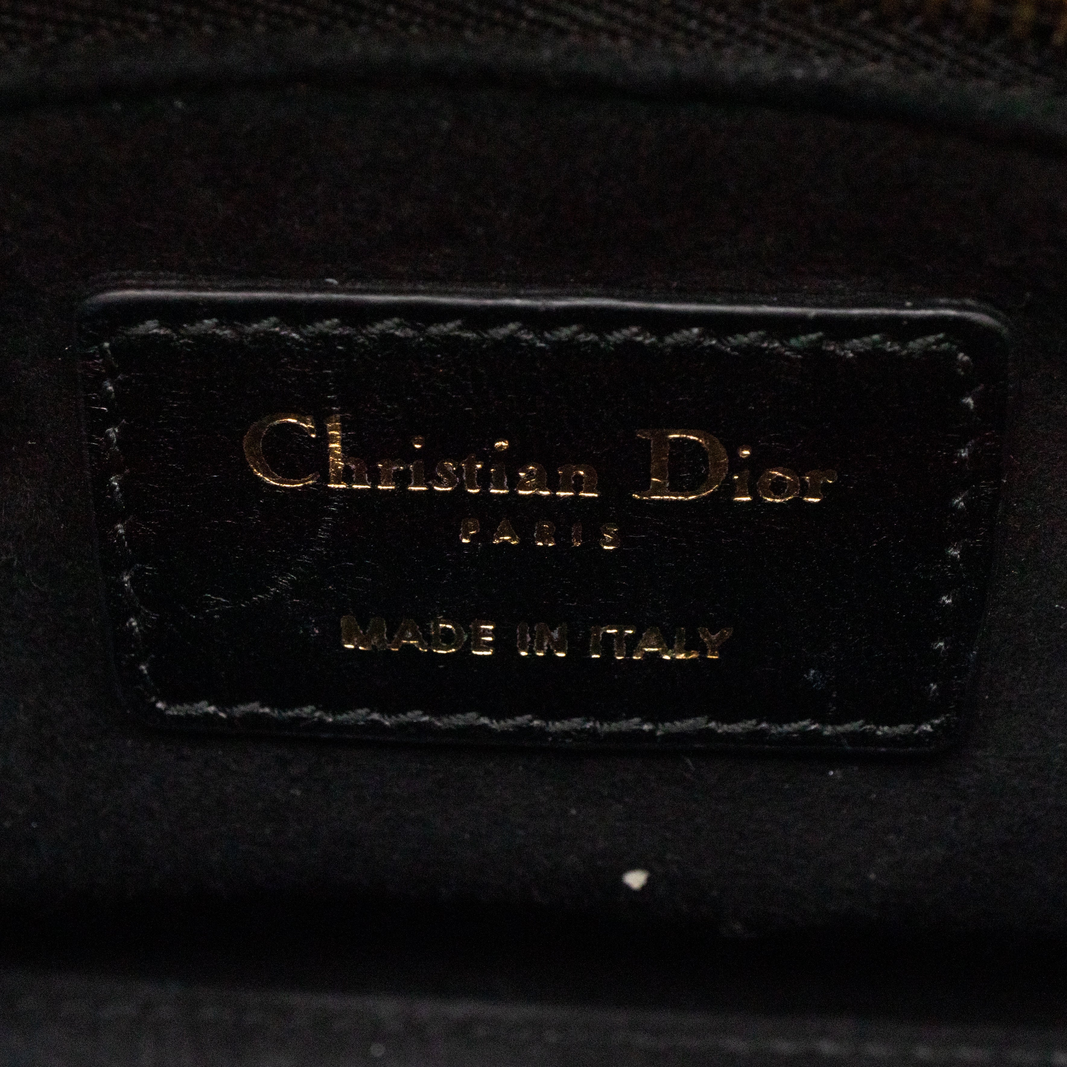 Lady Dior Mini Black Velvet