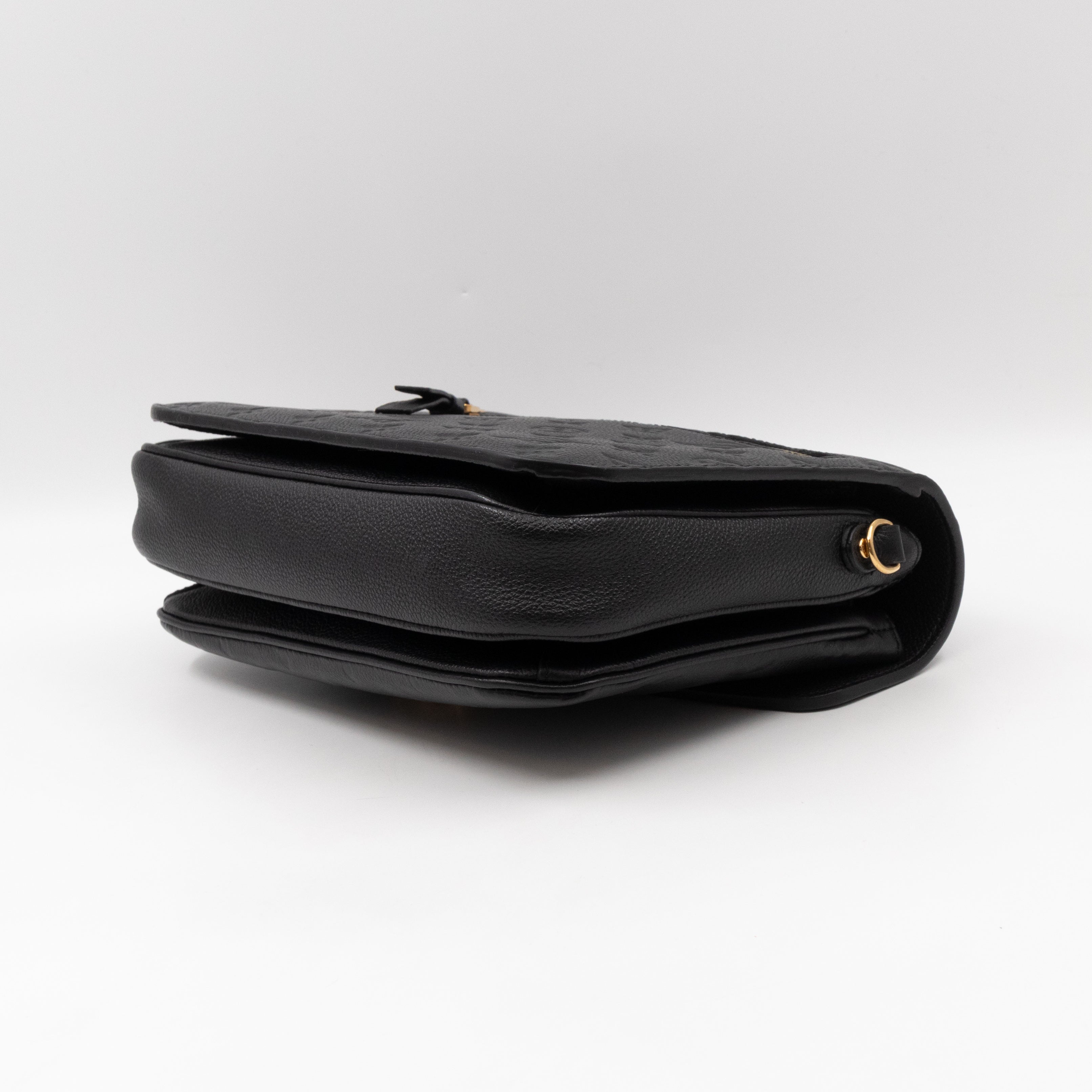 Pochette Metis Black Monogram Empreinte Leather