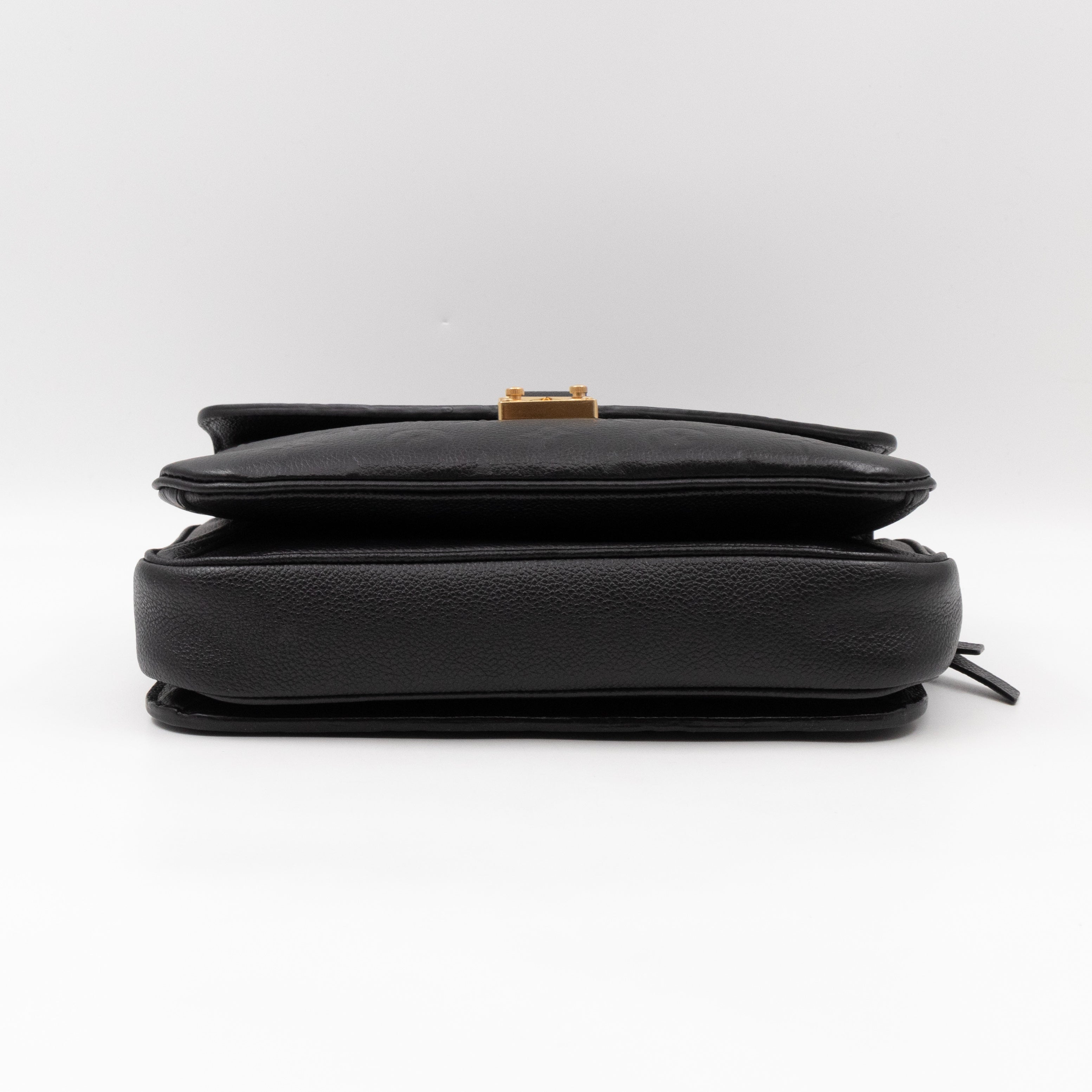 Pochette Metis Black Monogram Empreinte Leather