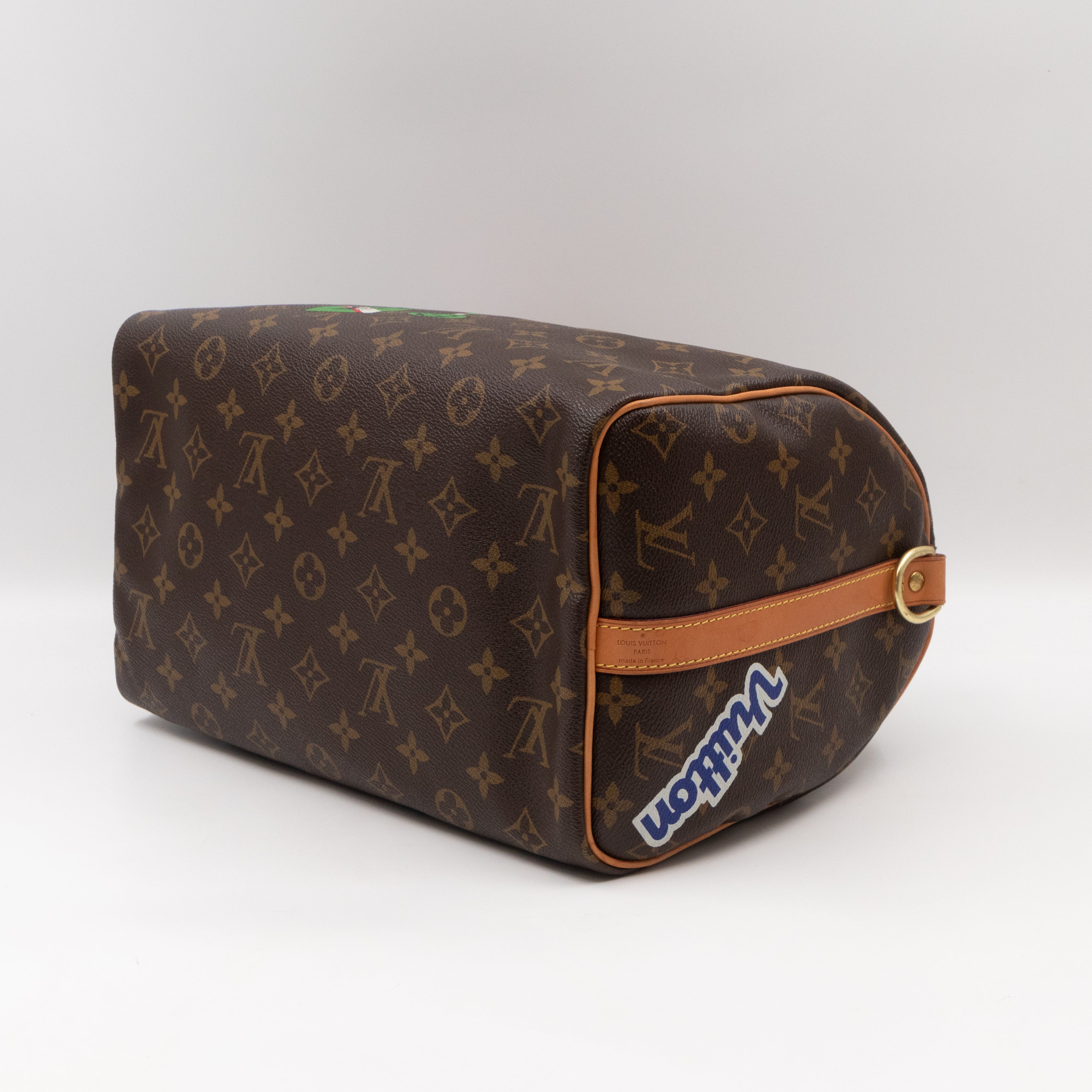 Speedy 30 Bandouliere Monogram Patches