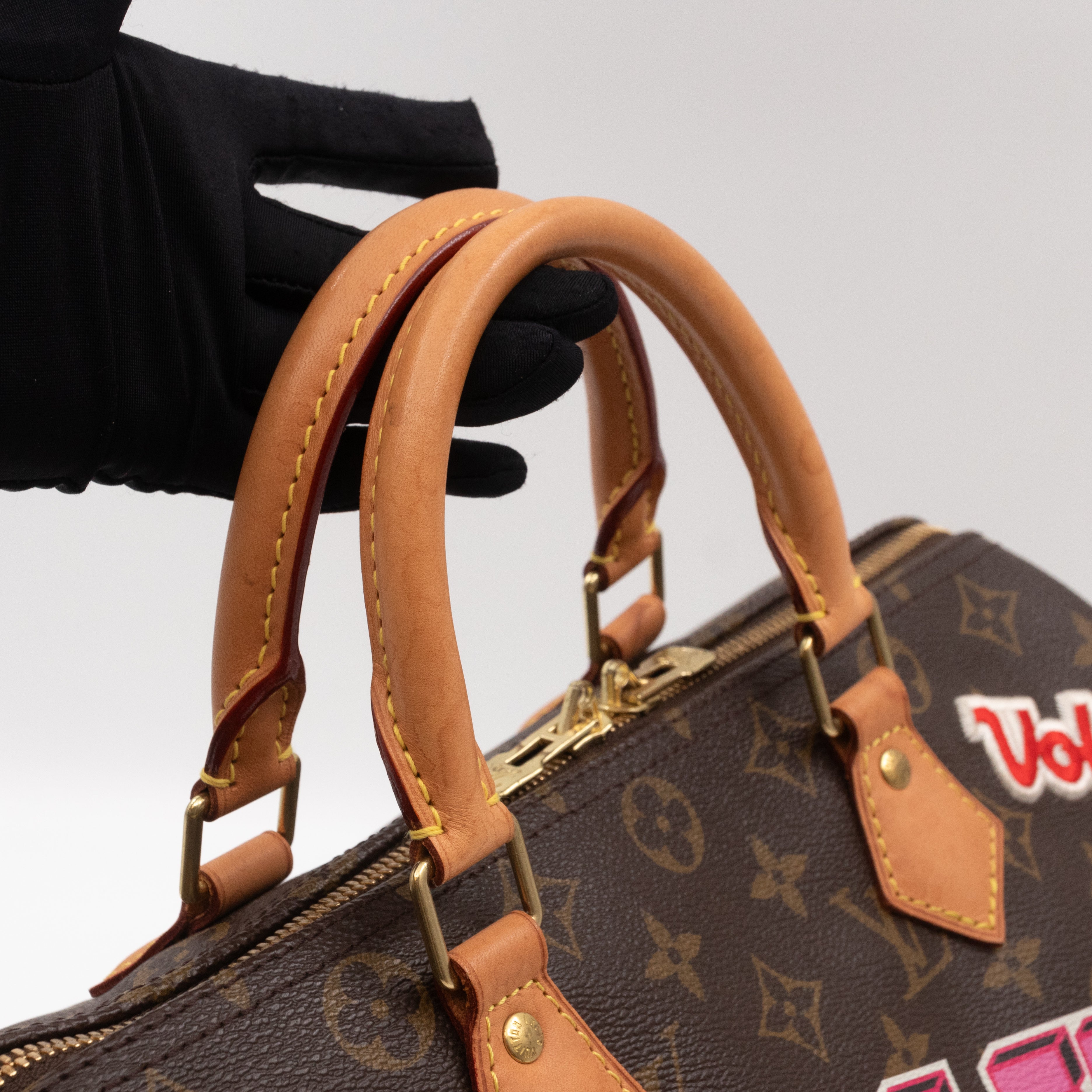 Speedy 30 Bandouliere Monogram Patches