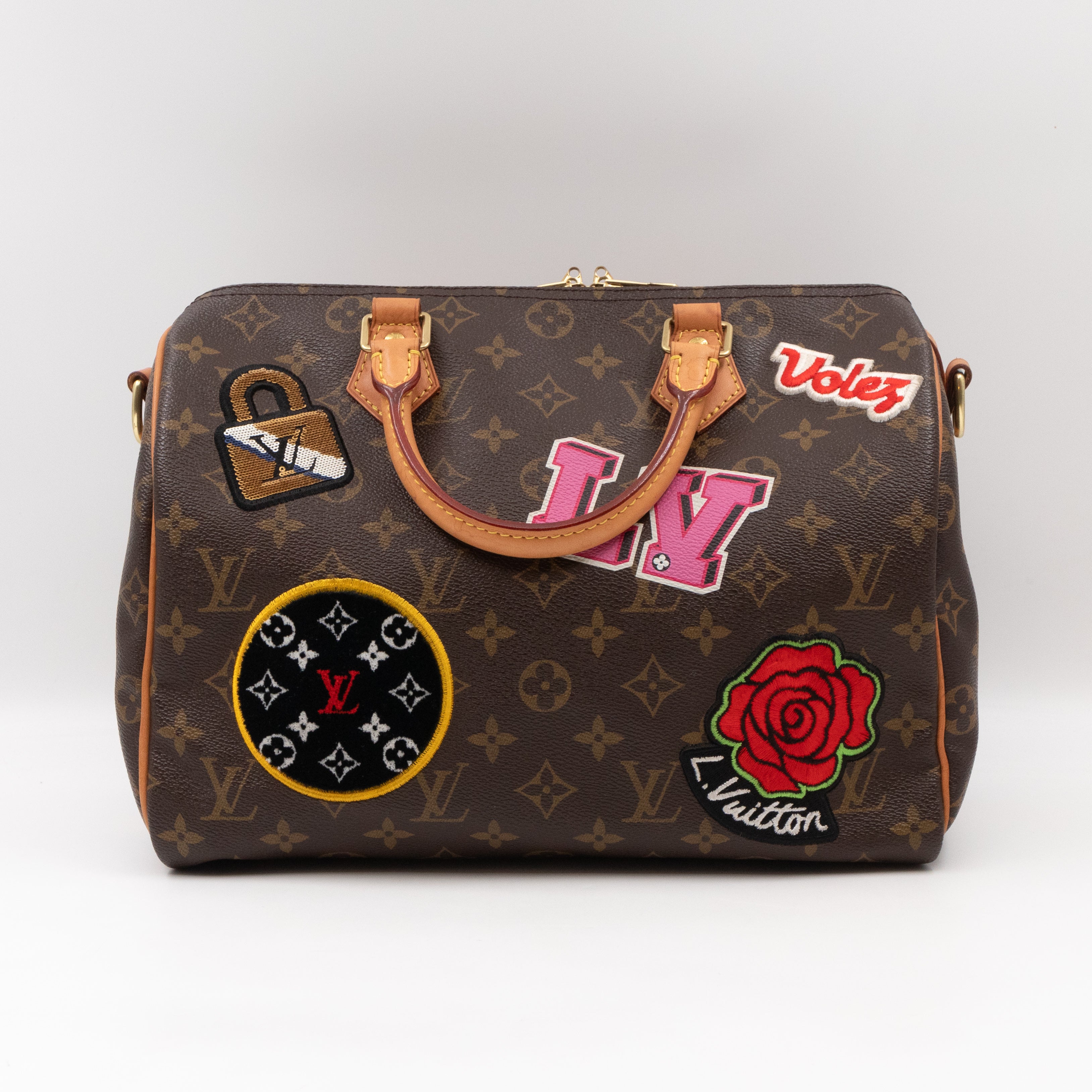 Speedy 30 Bandouliere Monogram Patches