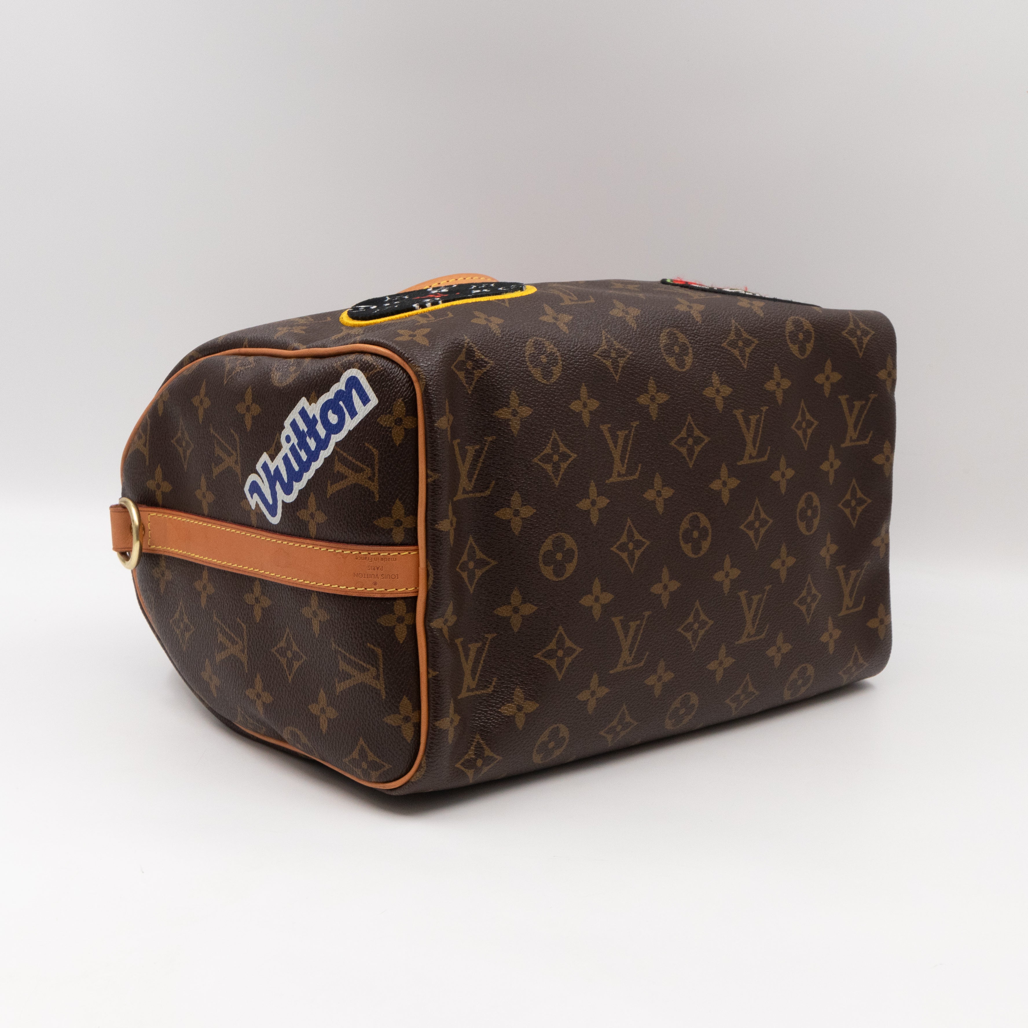 Speedy 30 Bandouliere Monogram Patches