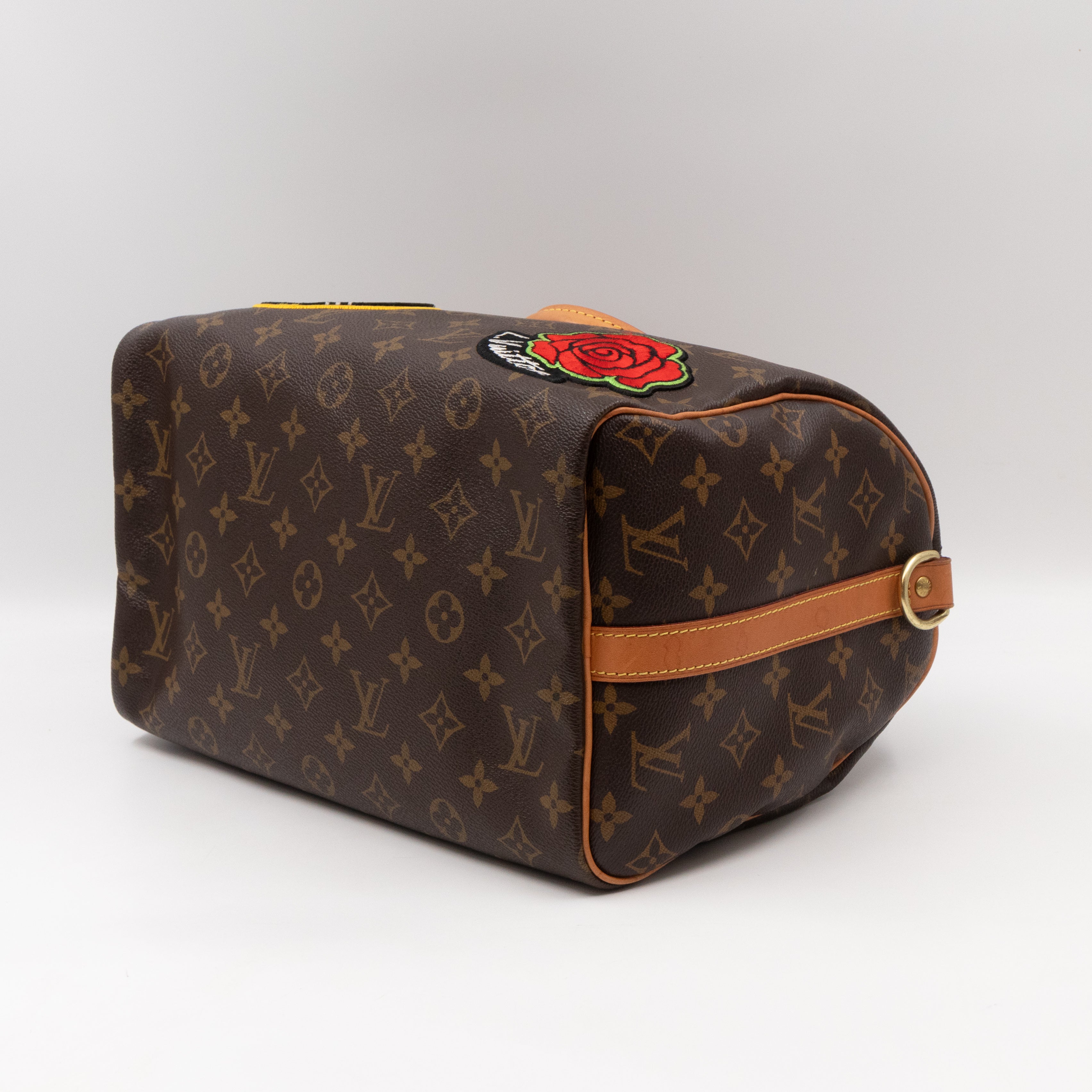 Speedy 30 Bandouliere Monogram Patches