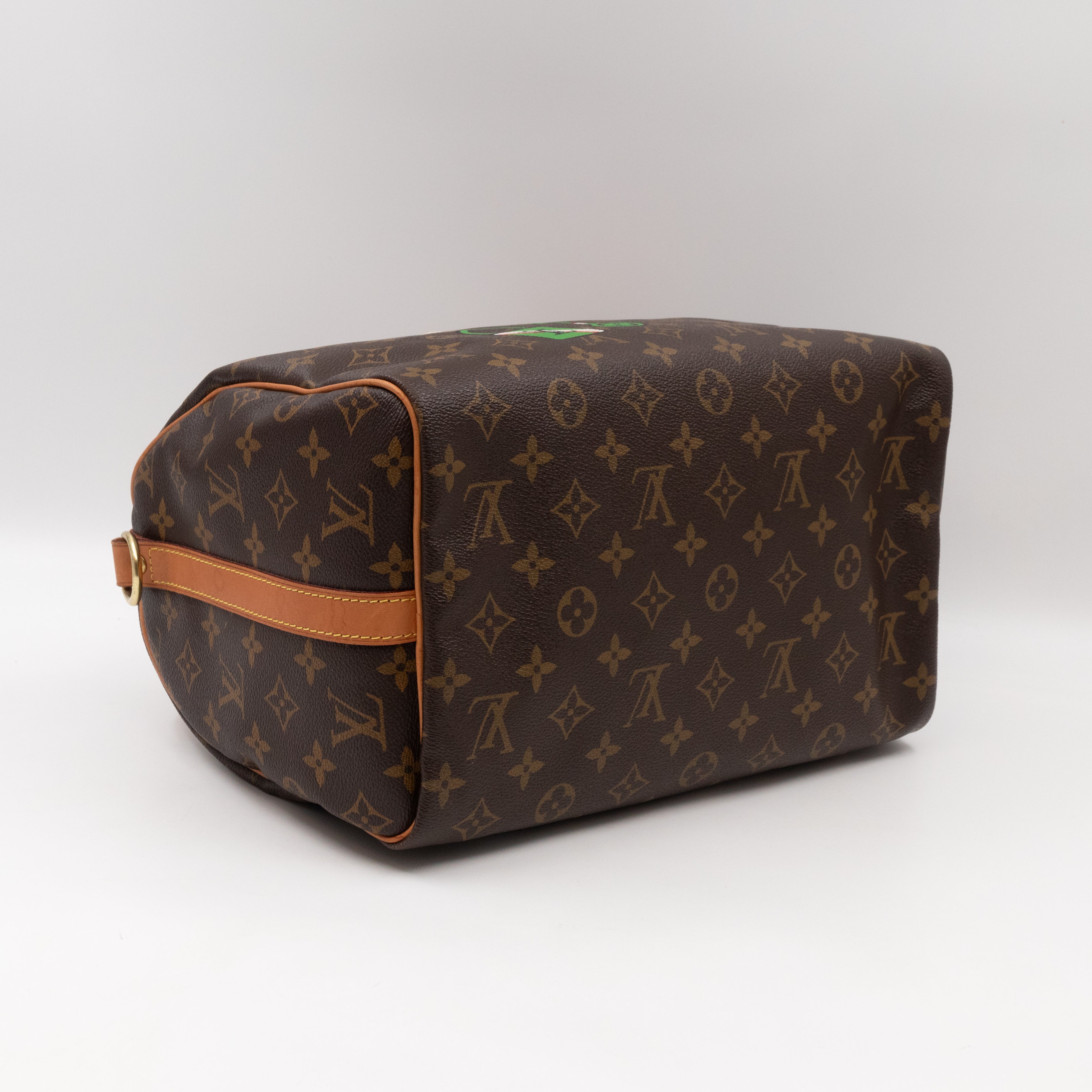 Speedy 30 Bandouliere Monogram Patches