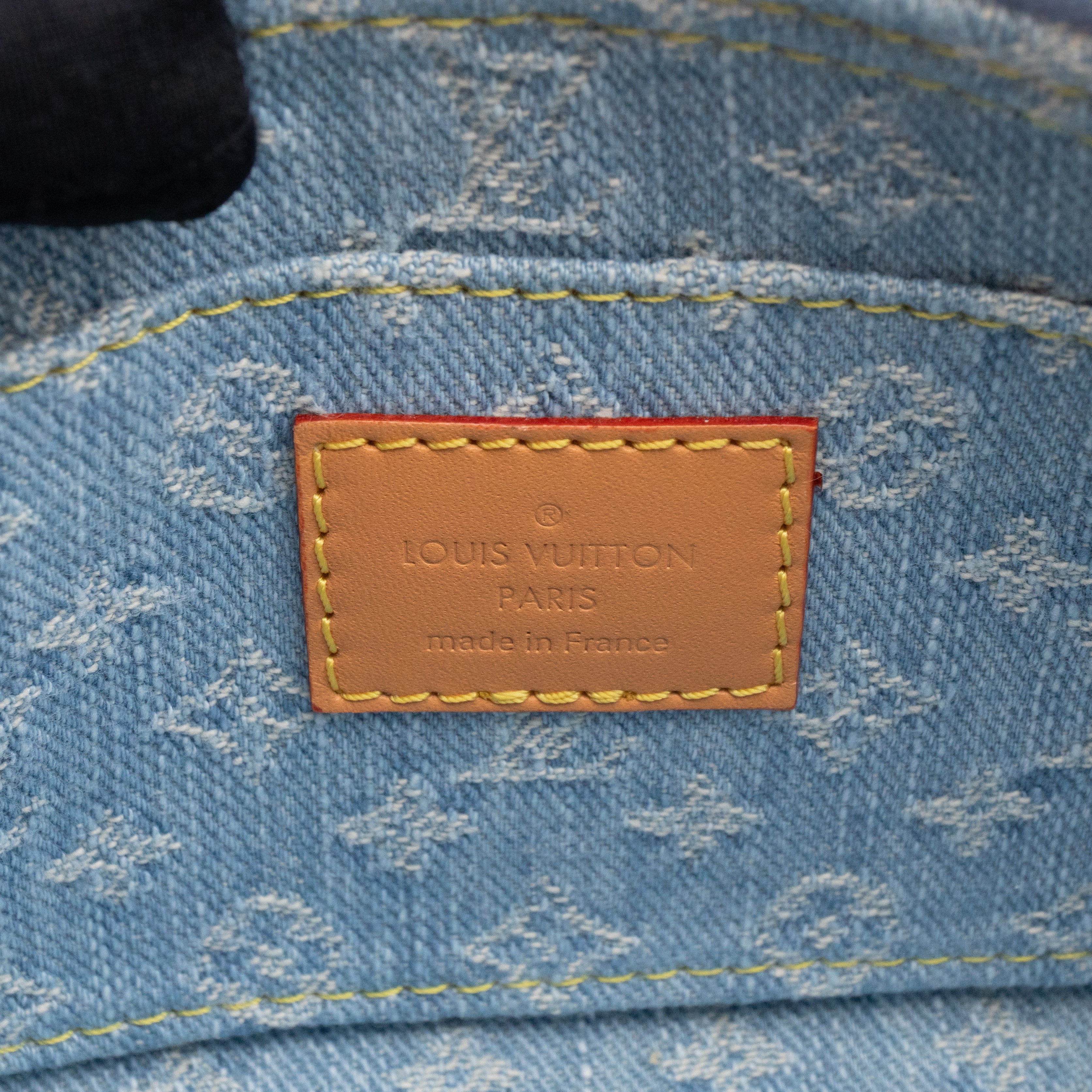Cosmetic Pouch PM Monogram Sky Blue Denim