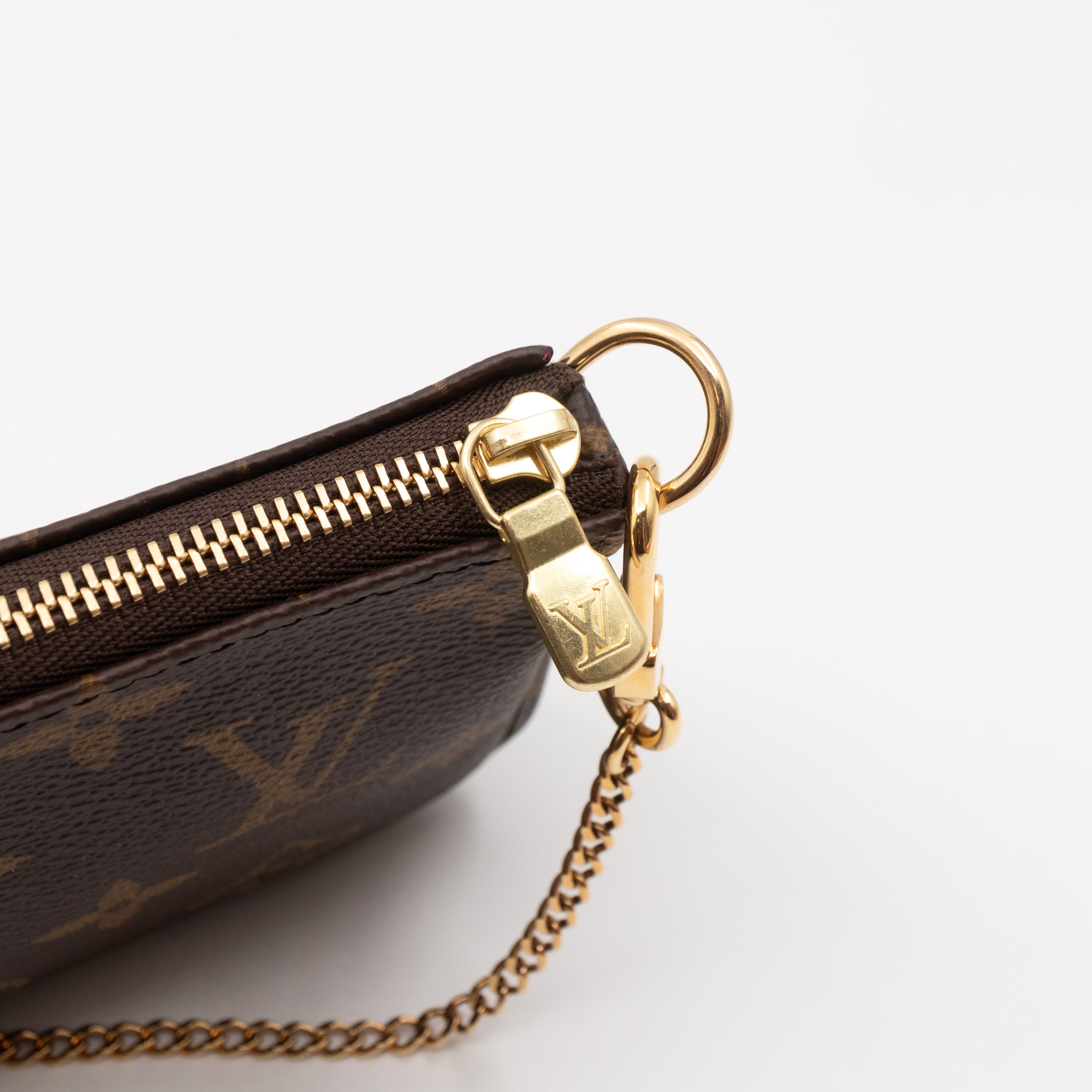 Mini Pochette Accessoires Monogram Christmas Animation Roller Coaster