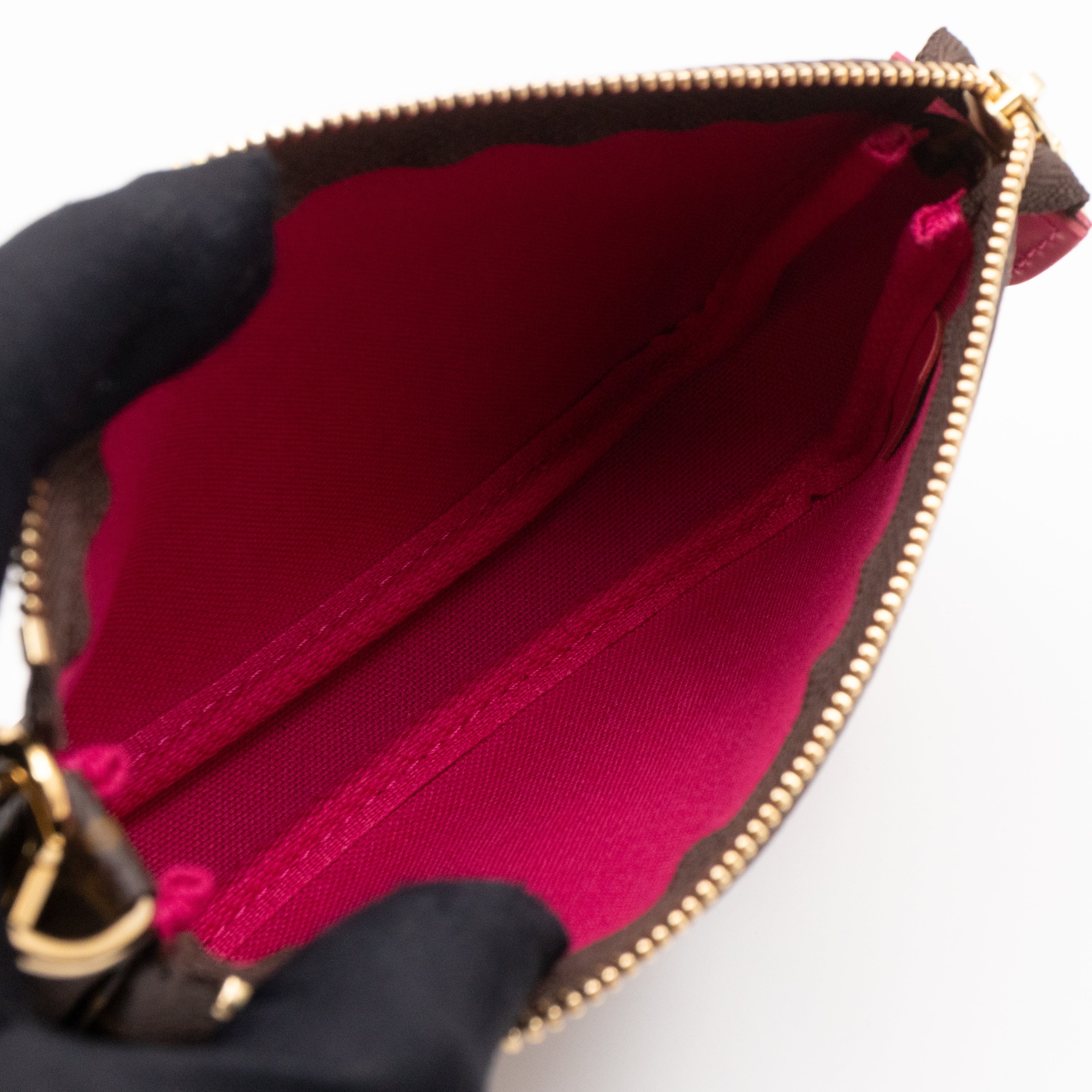 Mini Pochette Accessoires Monogram Christmas Animation Roller Coaster