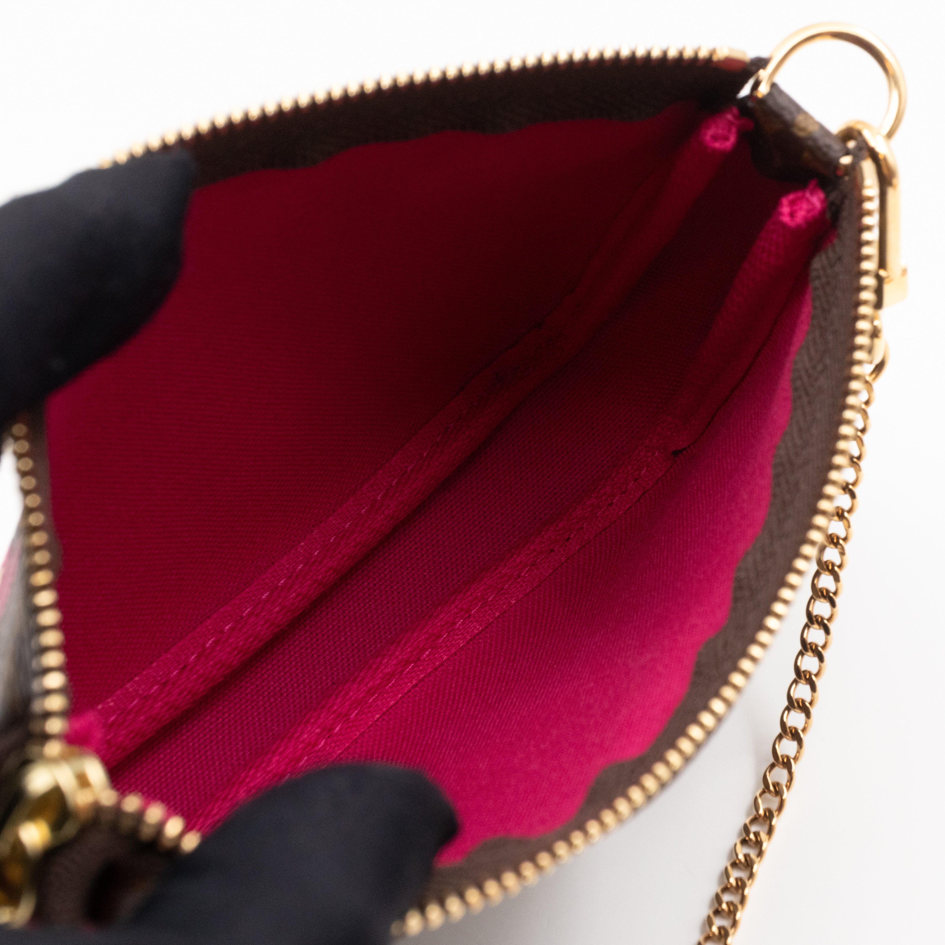 Mini Pochette Accessoires Monogram Christmas Animation Roller Coaster