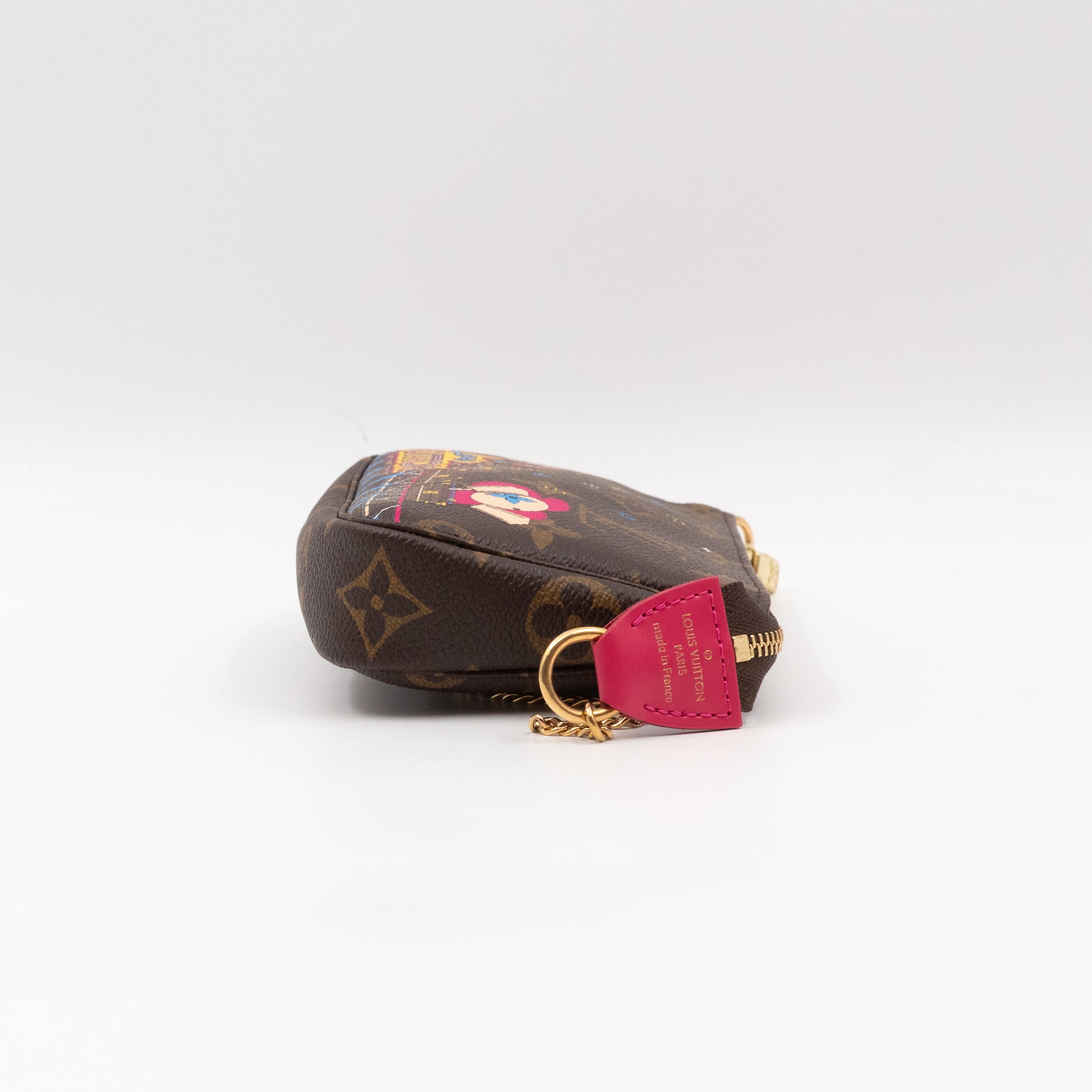 Mini Pochette Accessoires Monogram Christmas Animation Roller Coaster