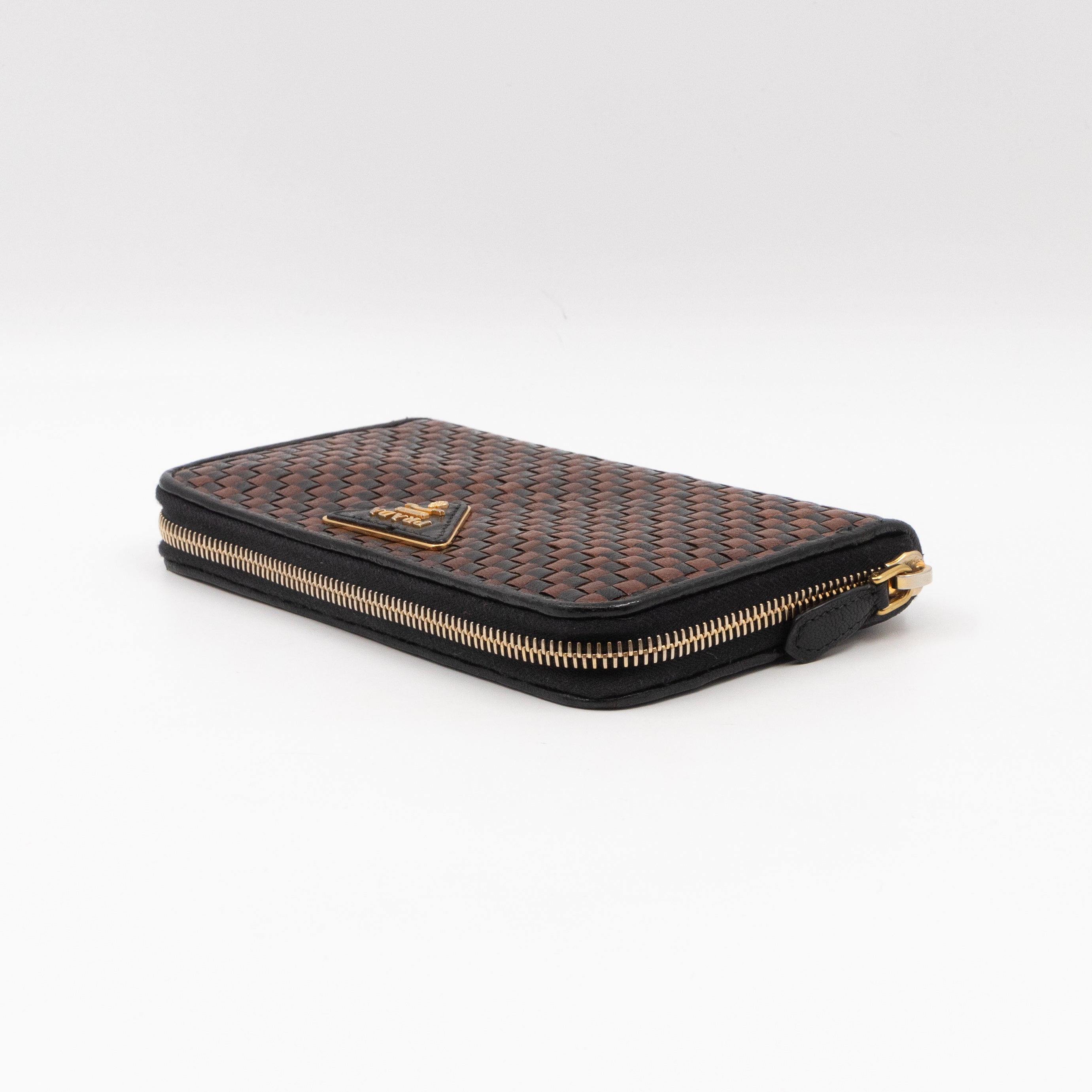 Madras Zip Around Wallet Brown