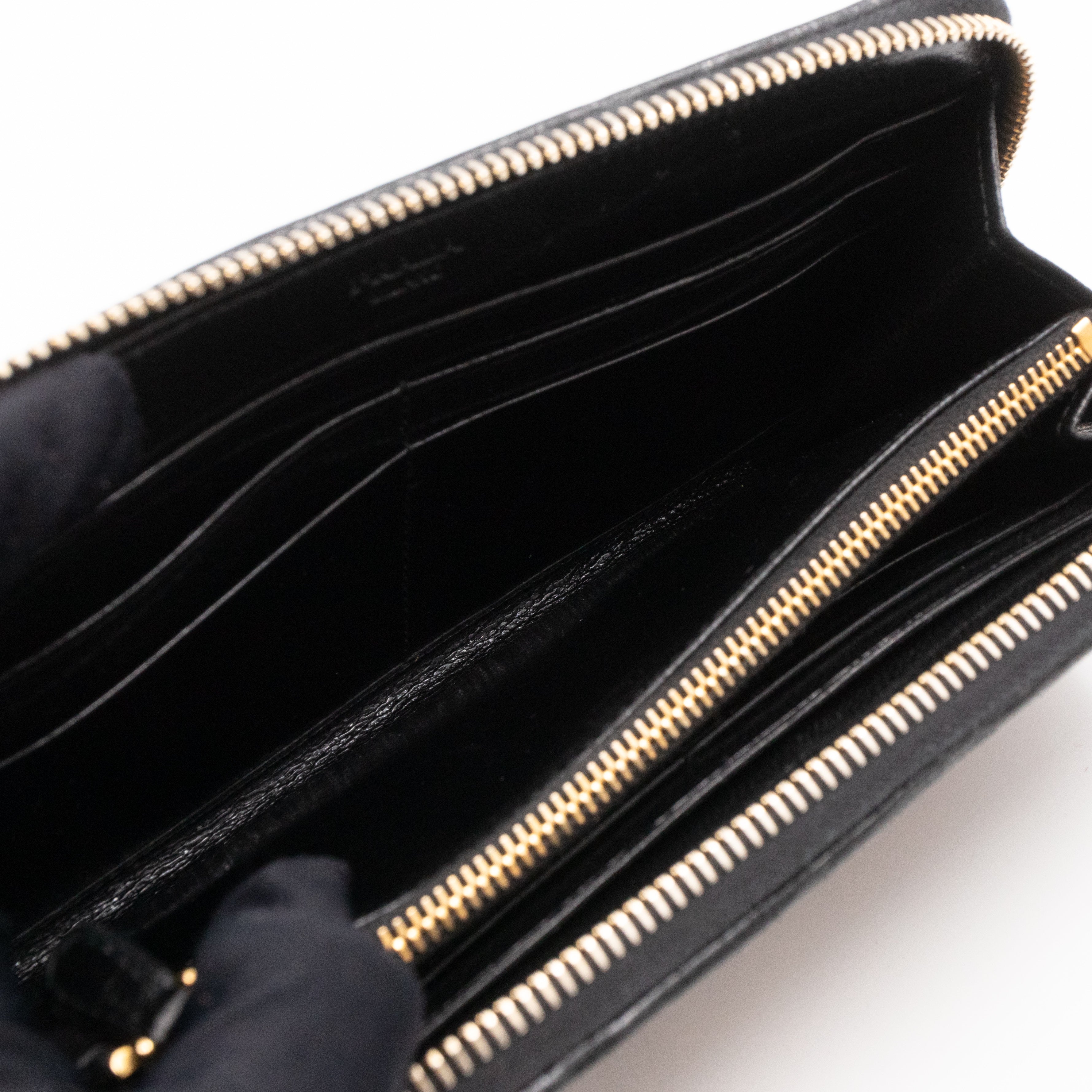 Madras Zip Around Wallet Brown