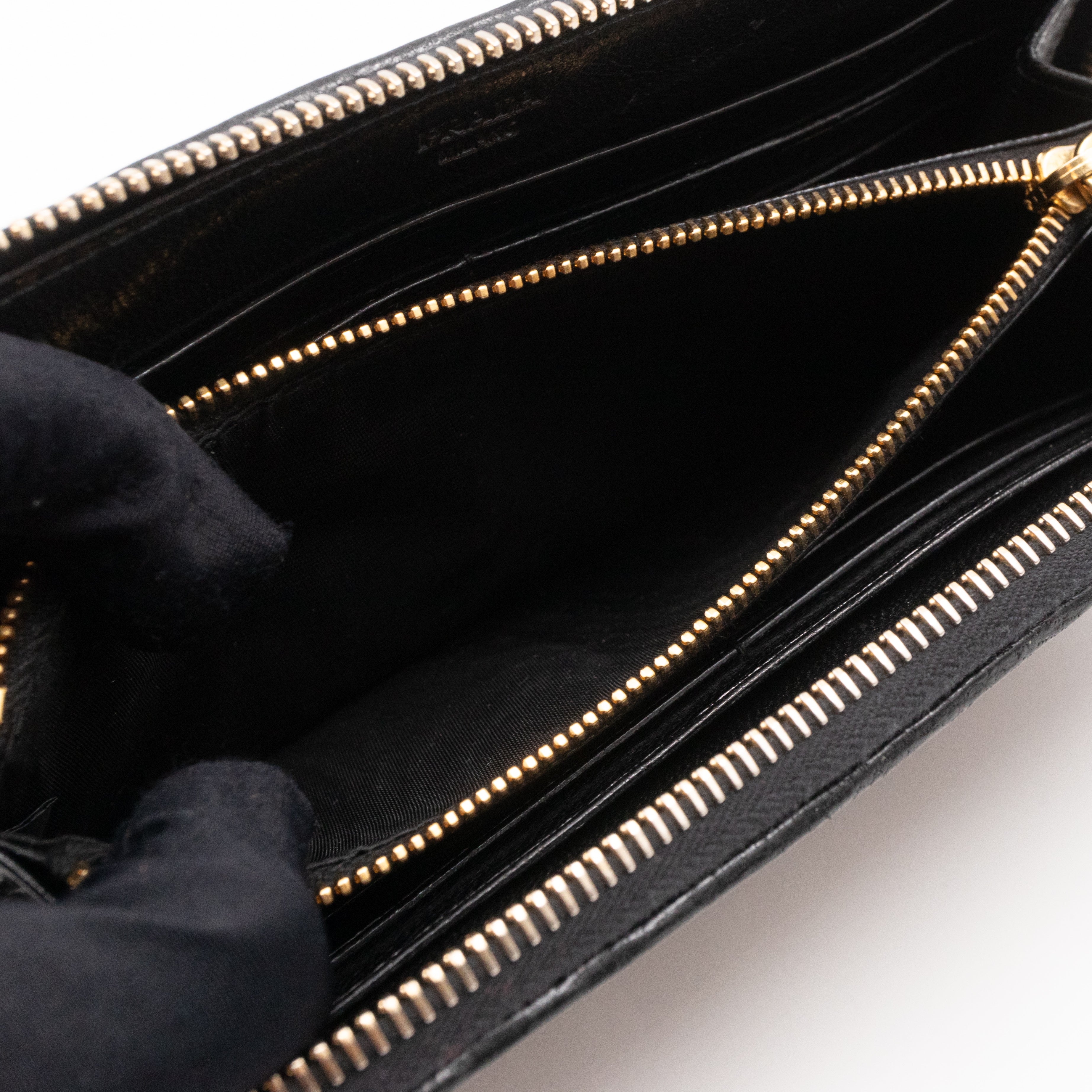 Madras Zip Around Wallet Brown