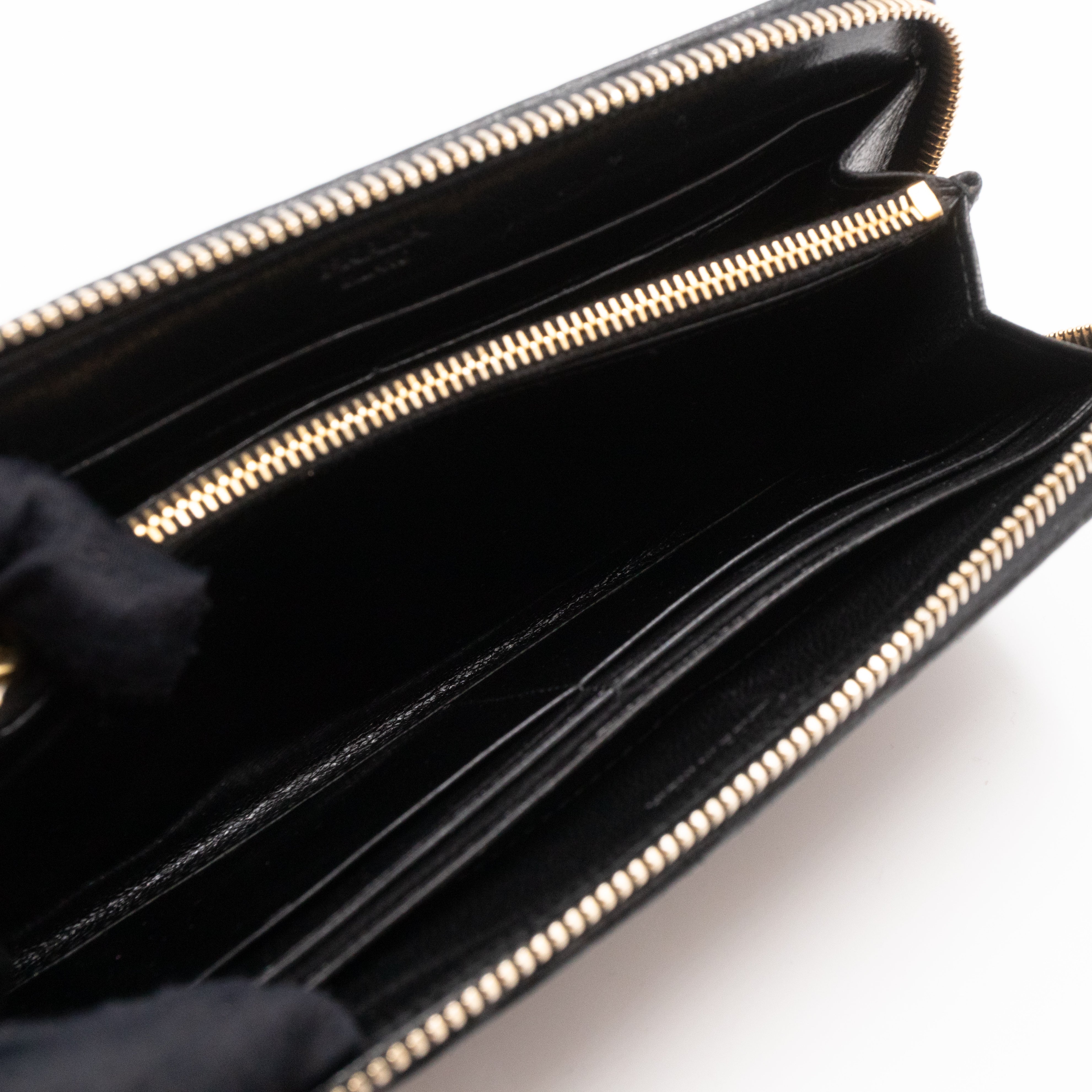 Madras Zip Around Wallet Brown
