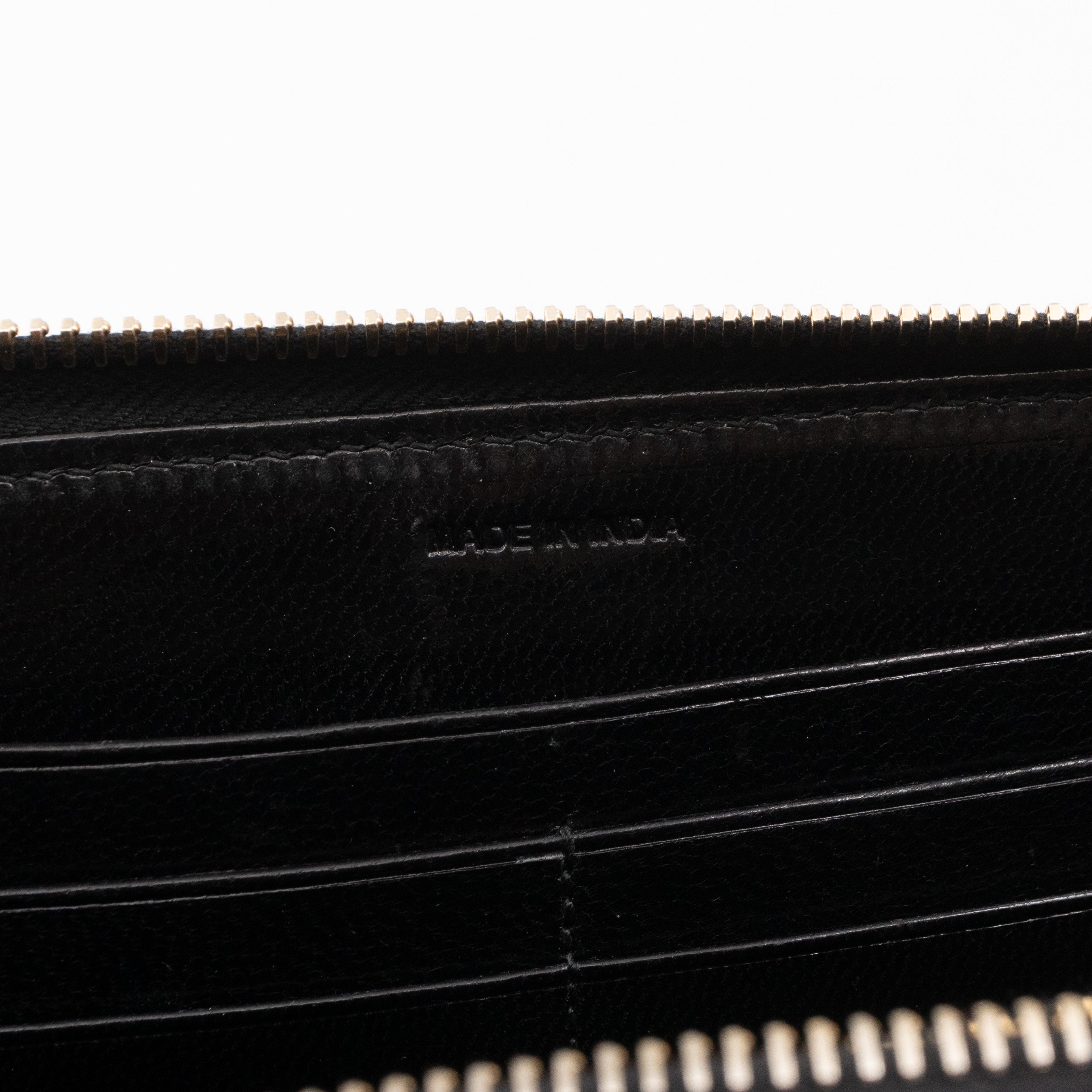 Madras Zip Around Wallet Brown