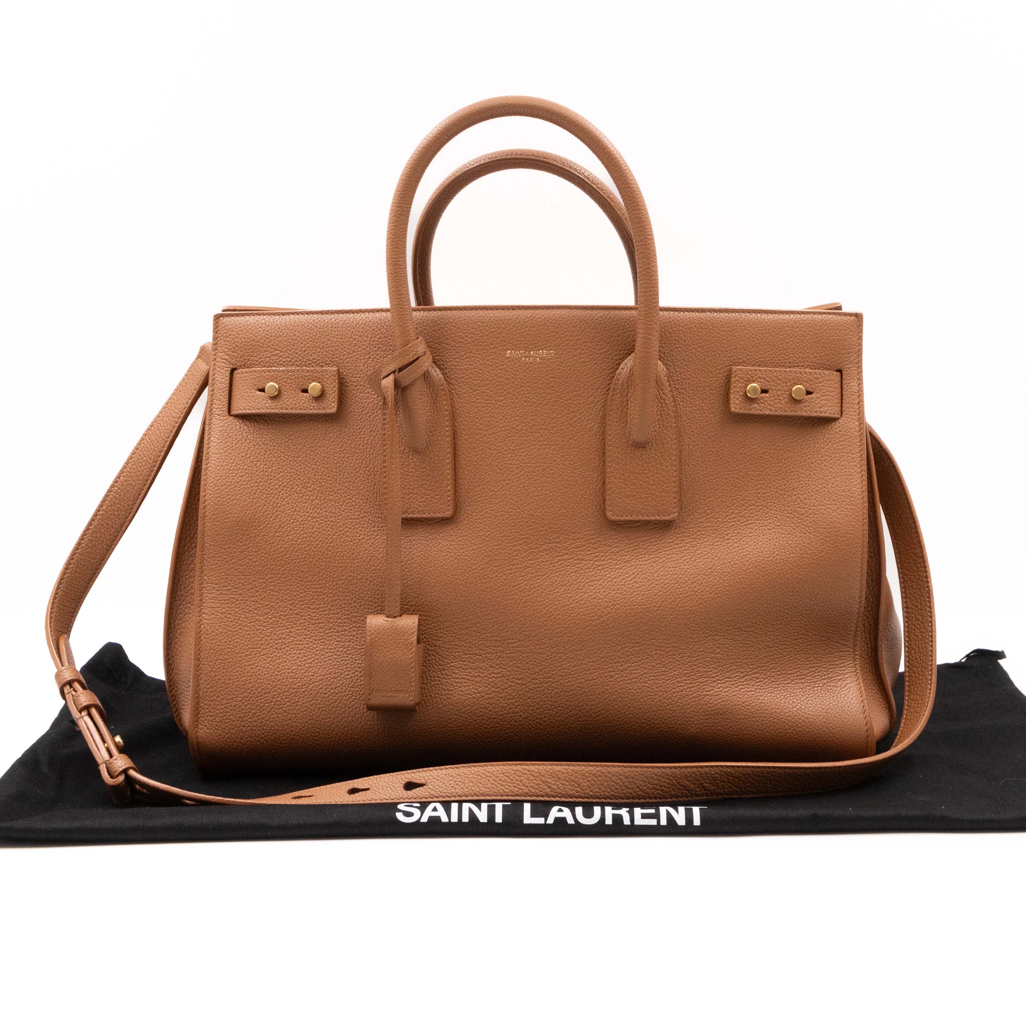 Sac de Jour Medium Cinnamon Supple Grained Leather