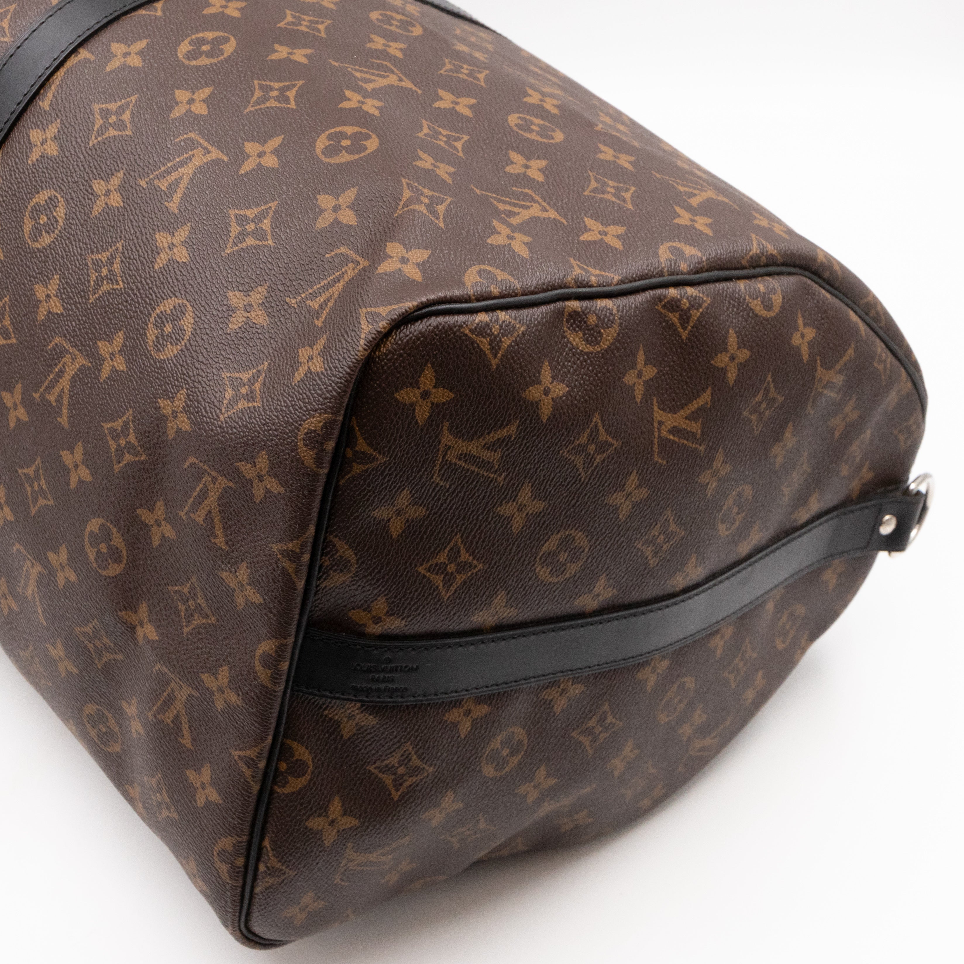 Keepall 55 Bandouliere Monogram Macassar