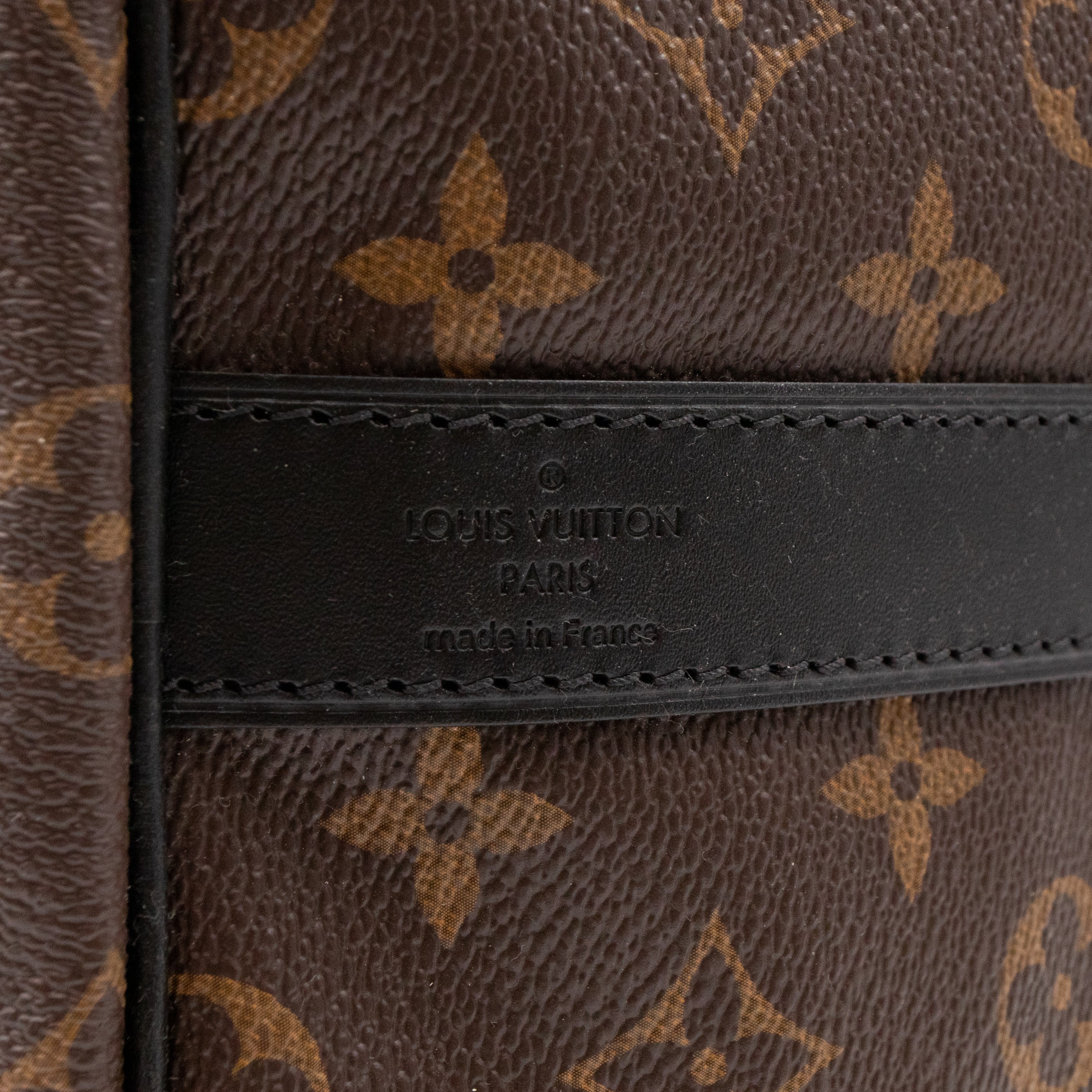 Keepall 55 Bandouliere Monogram Macassar