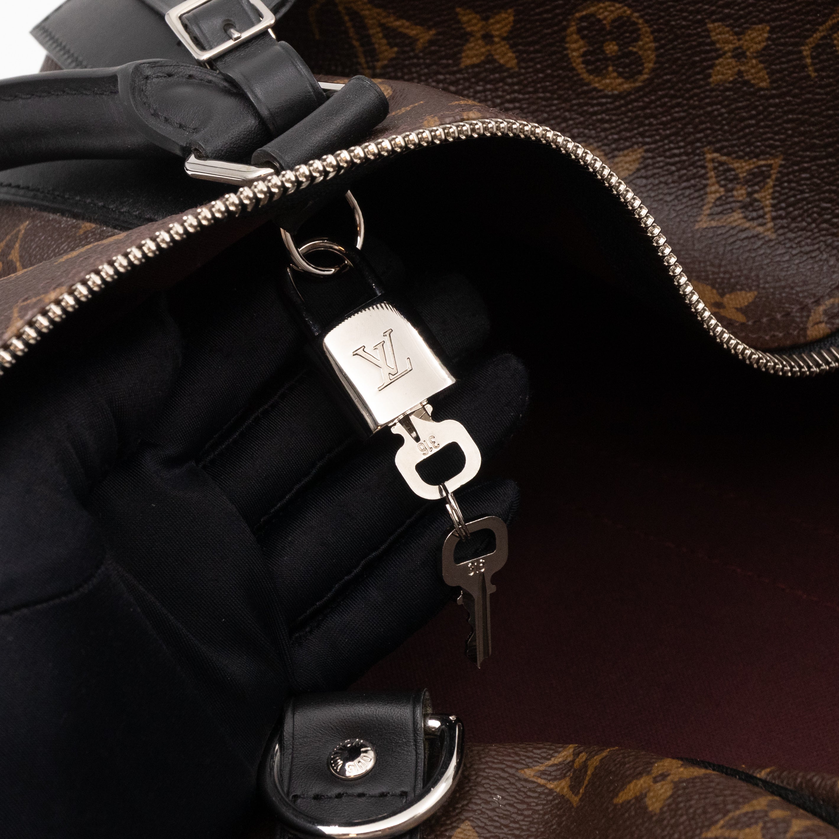 Keepall 55 Bandouliere Monogram Macassar