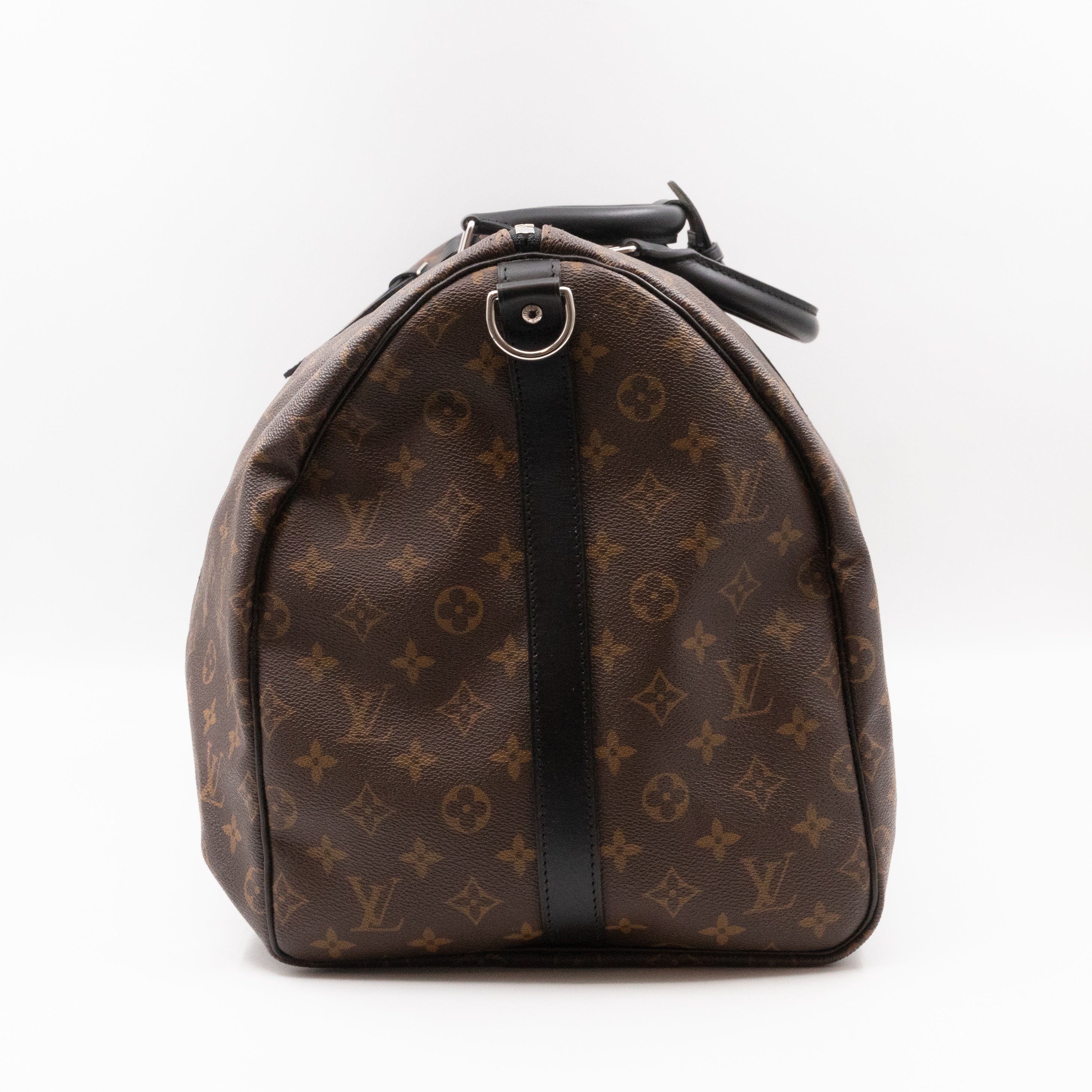 Keepall 55 Bandouliere Monogram Macassar