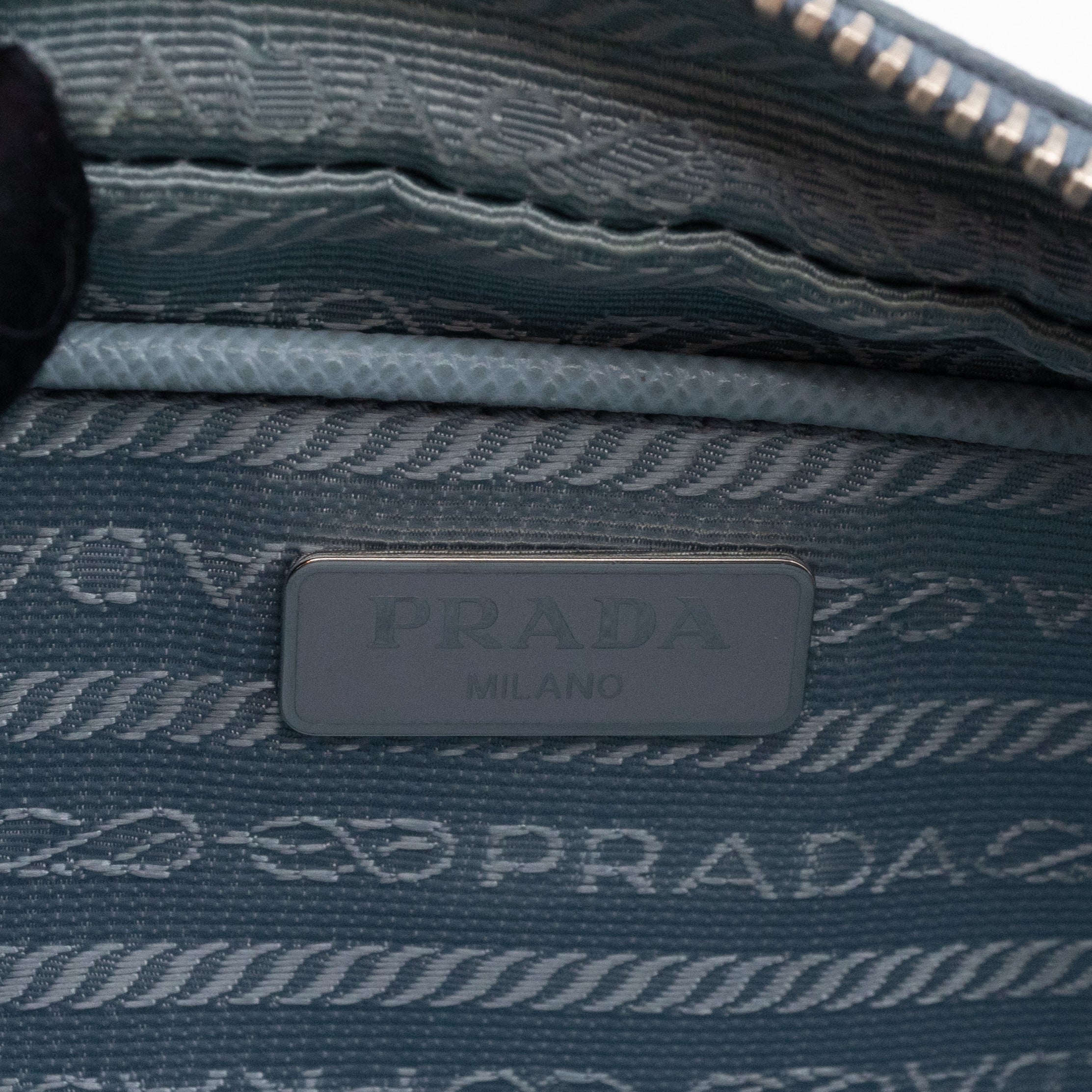 Bow Camera Bag Light Blue Leather