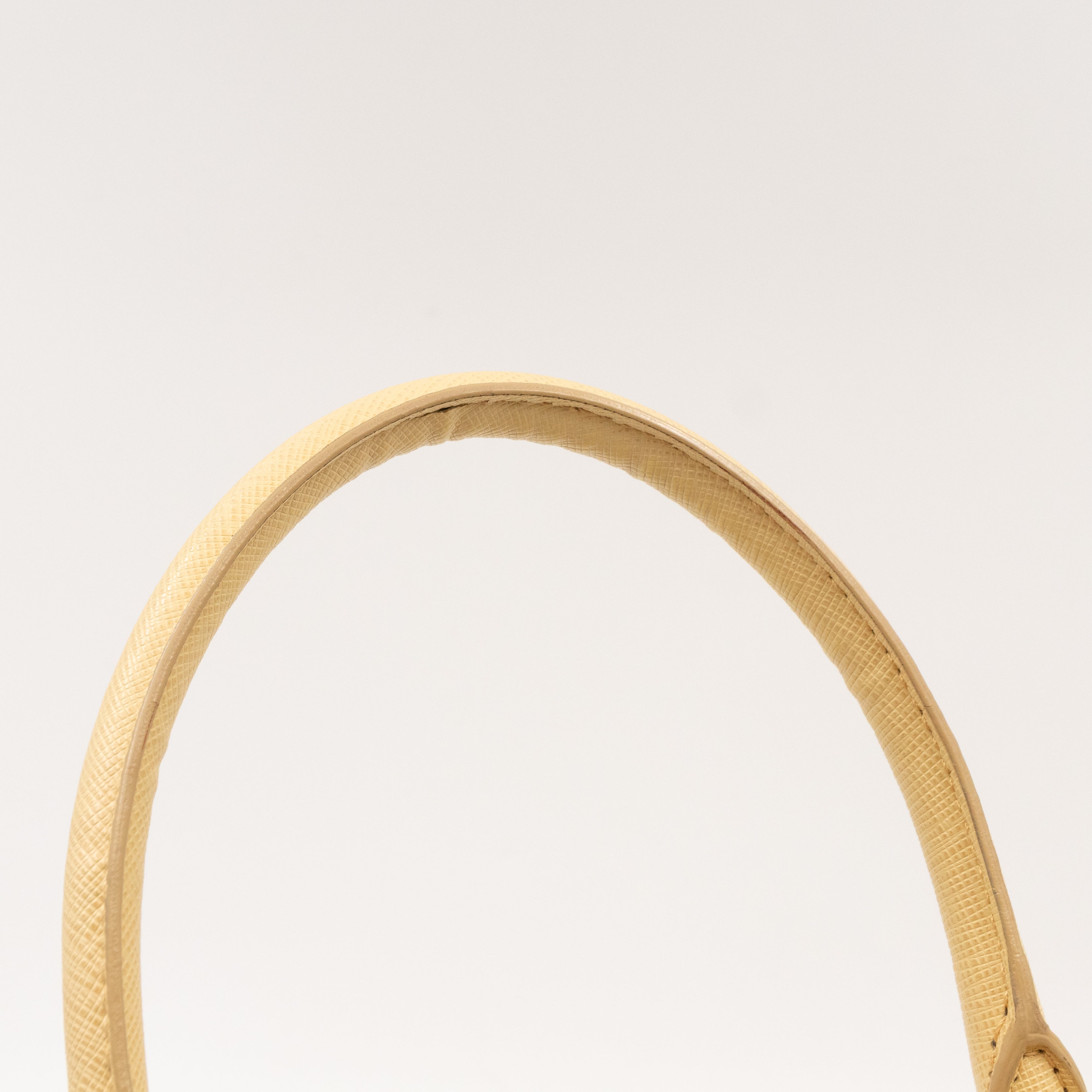 Promenade Large Yellow Saffiano Leather