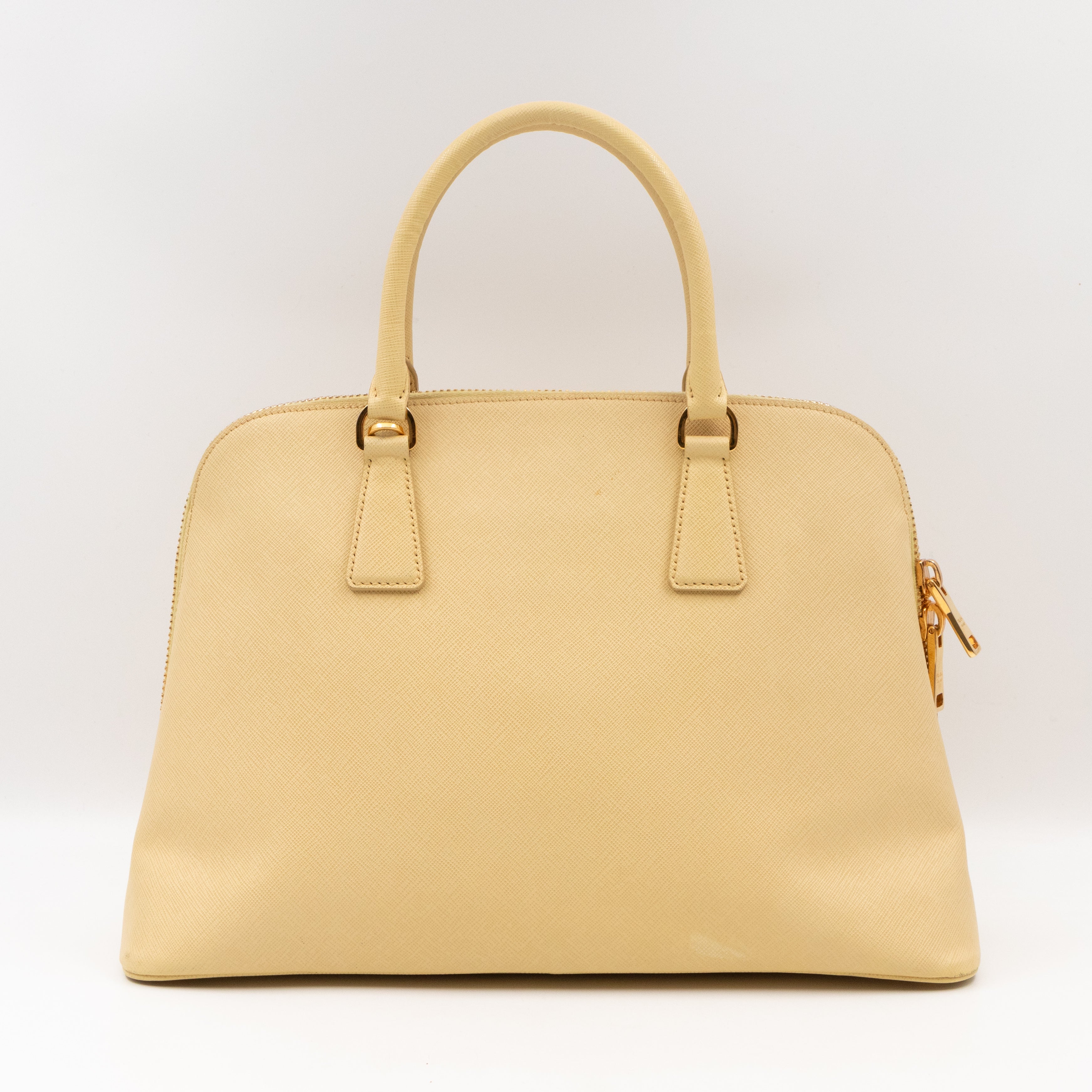 Promenade Large Yellow Saffiano Leather