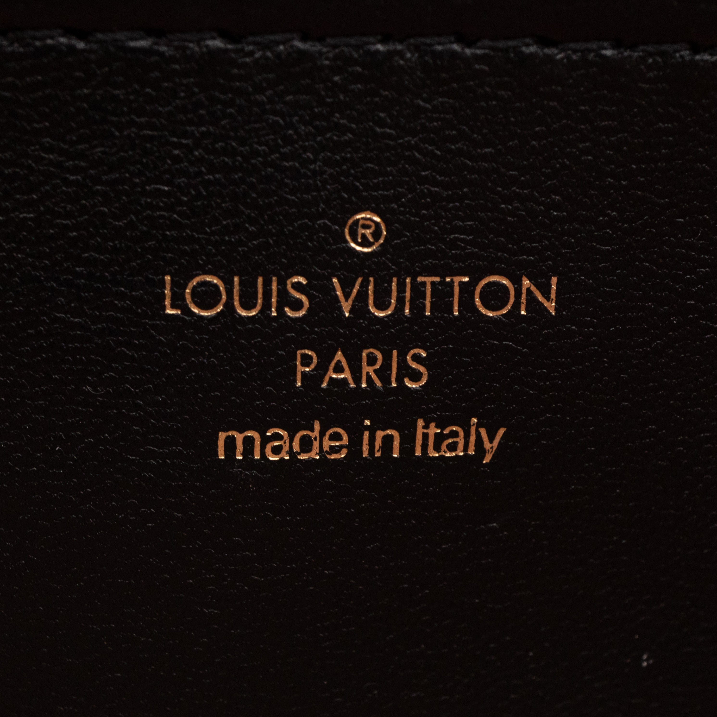 Pochette Coussin Black Leather