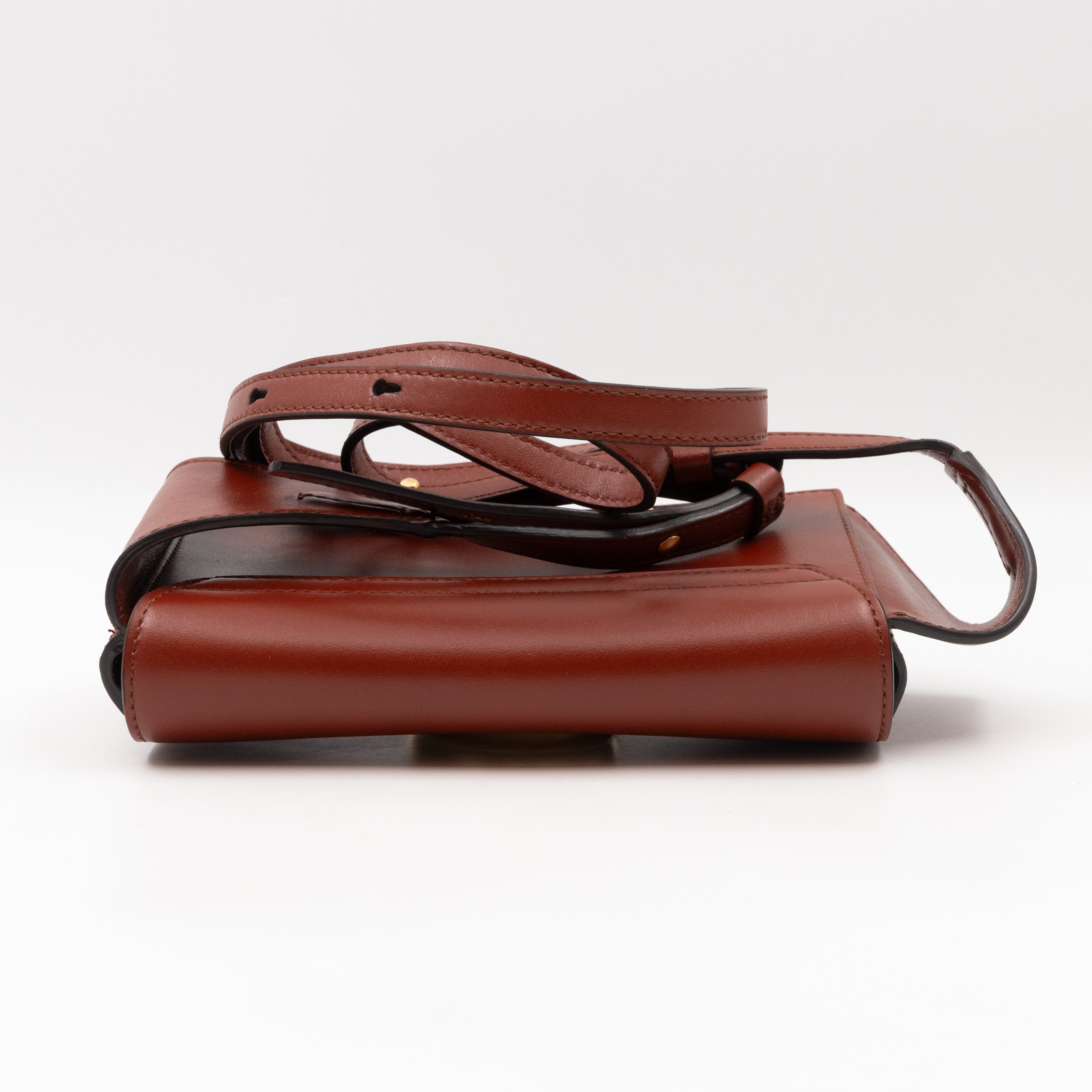 C Belt Bag Brown Leather