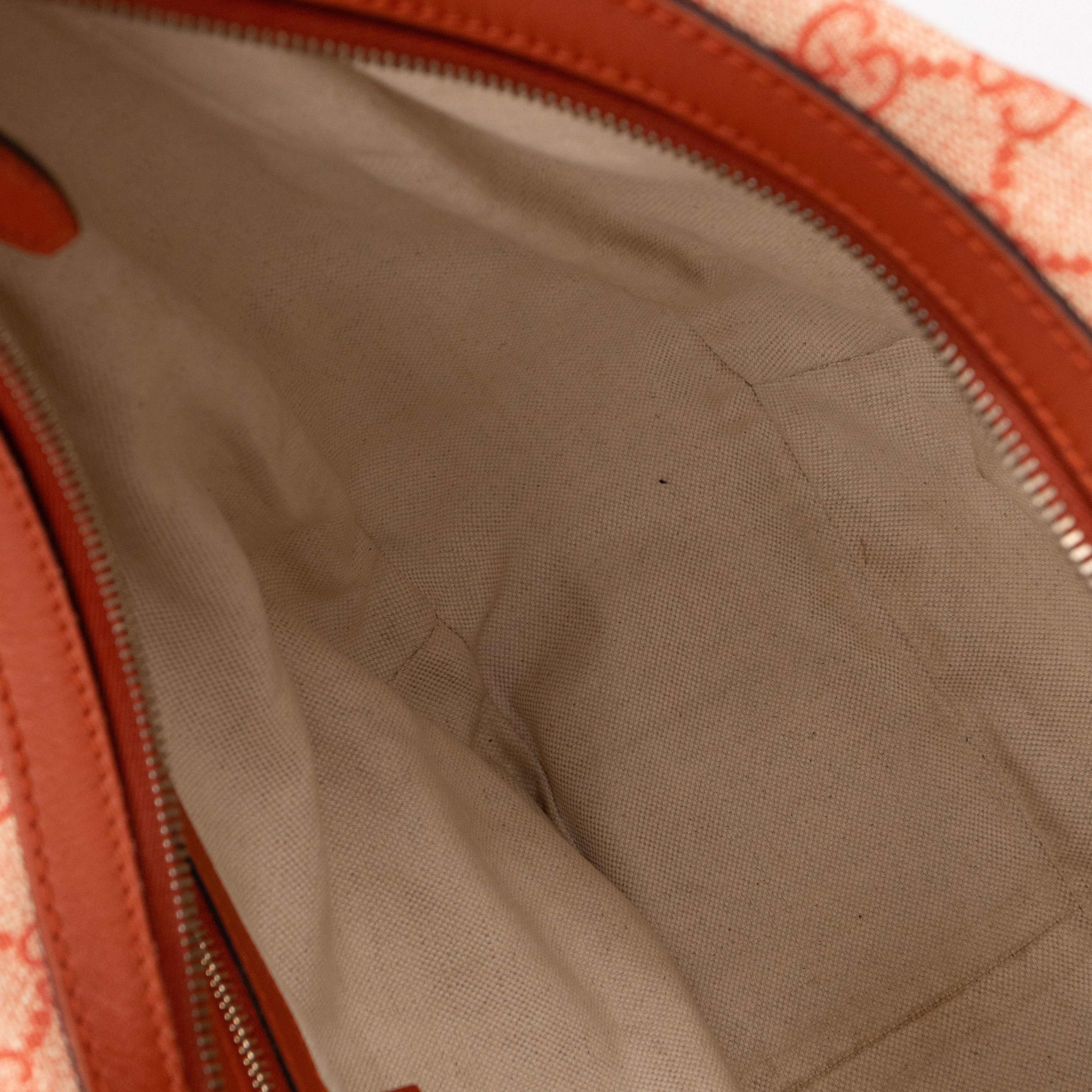 Bree Original Hobo Bag Red GG Canvas Leather