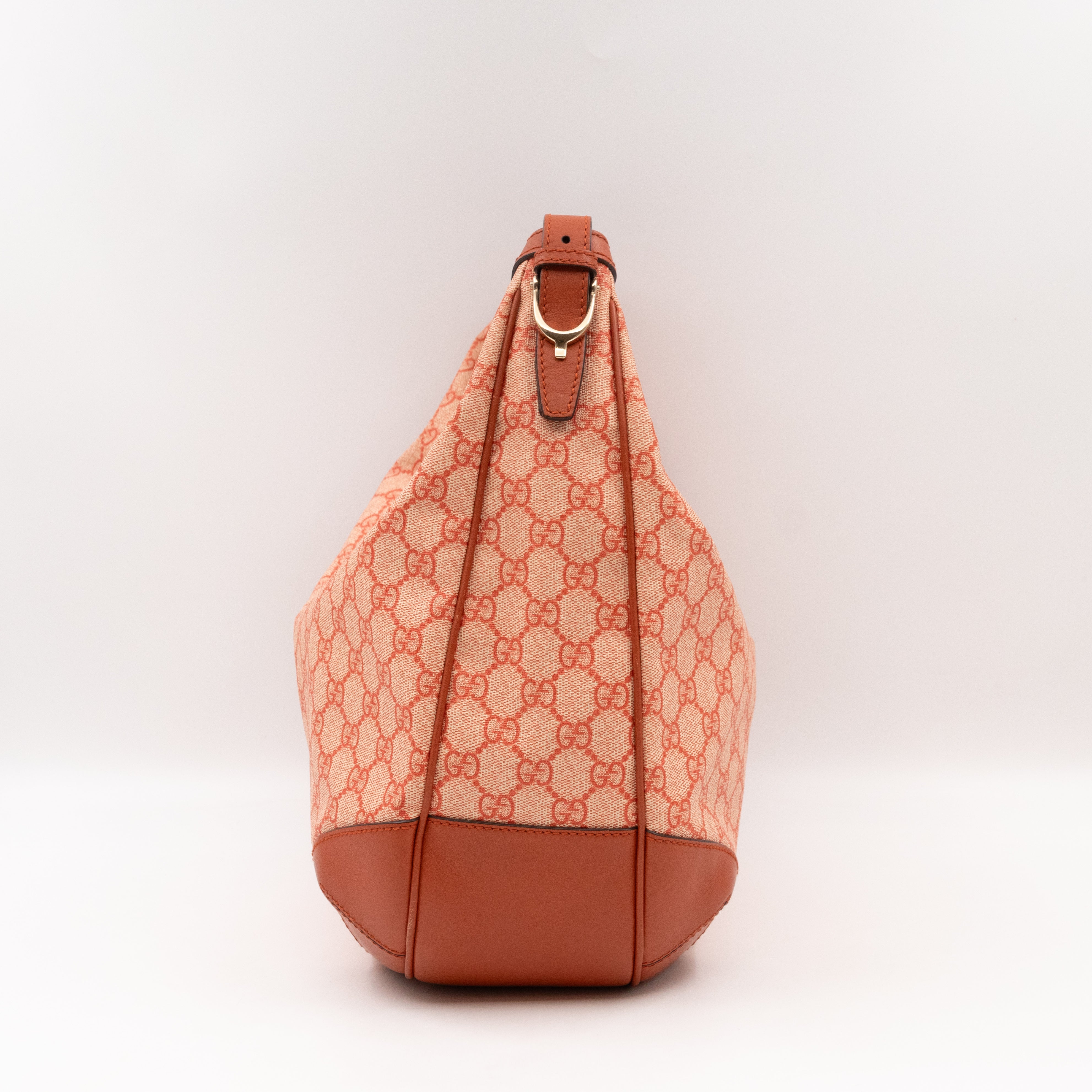 Bree Original Hobo Bag Red GG Canvas Leather