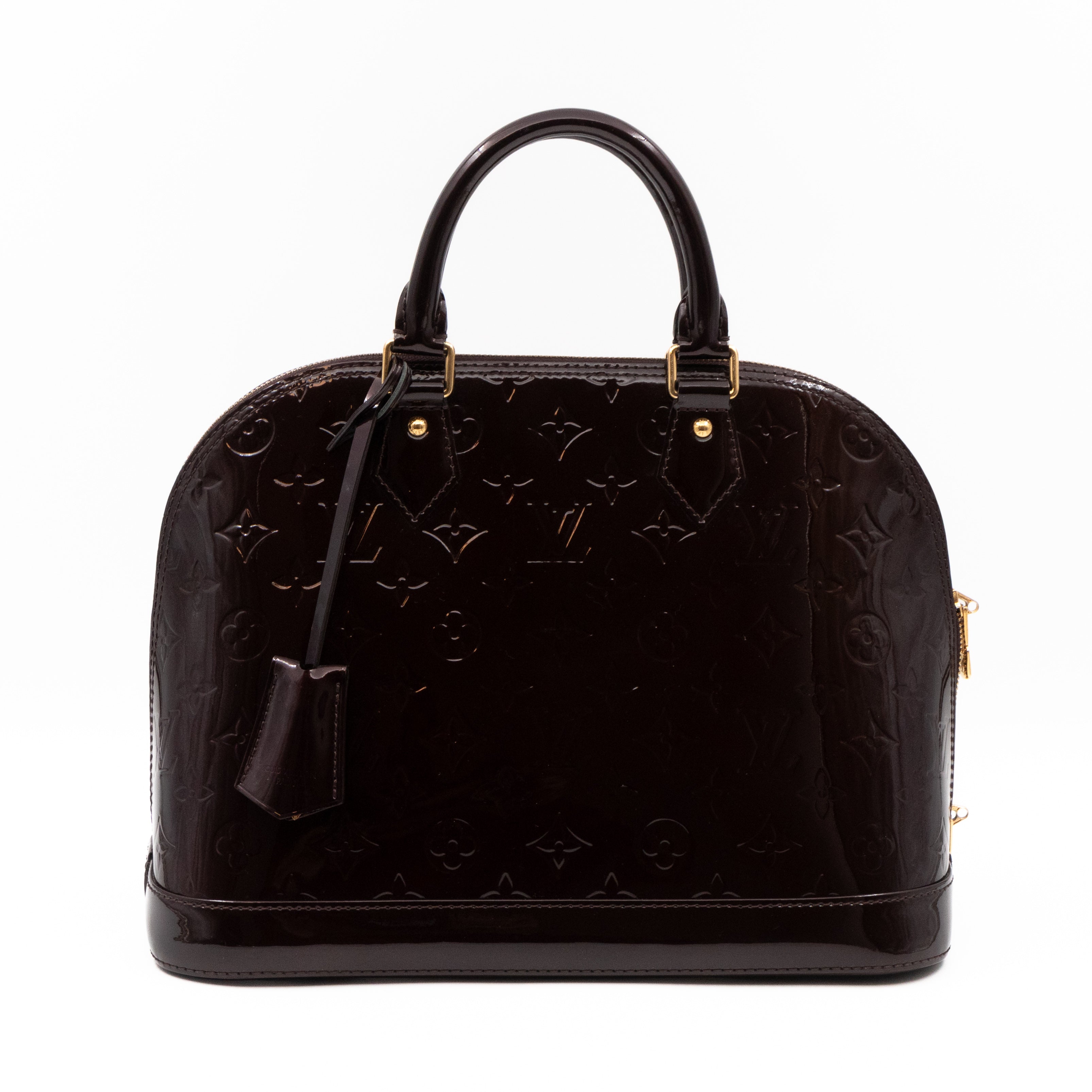 Alma PM Amarante Vernis Leather