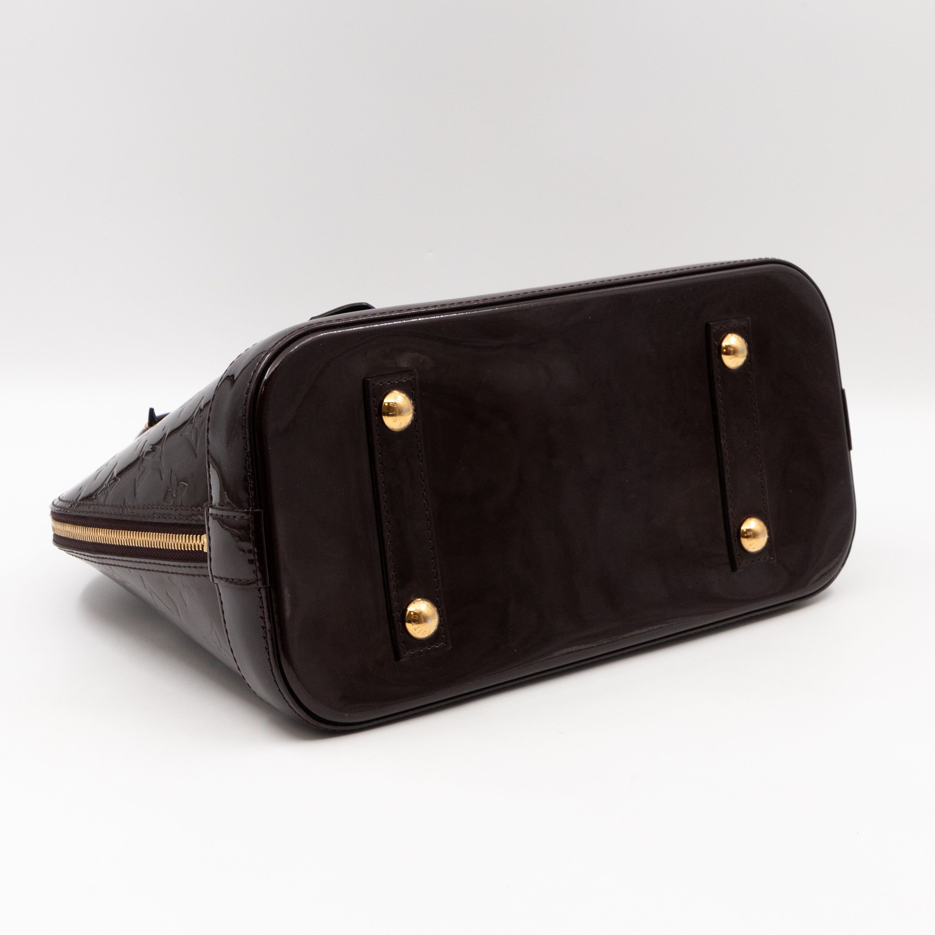 Alma PM Amarante Vernis Leather