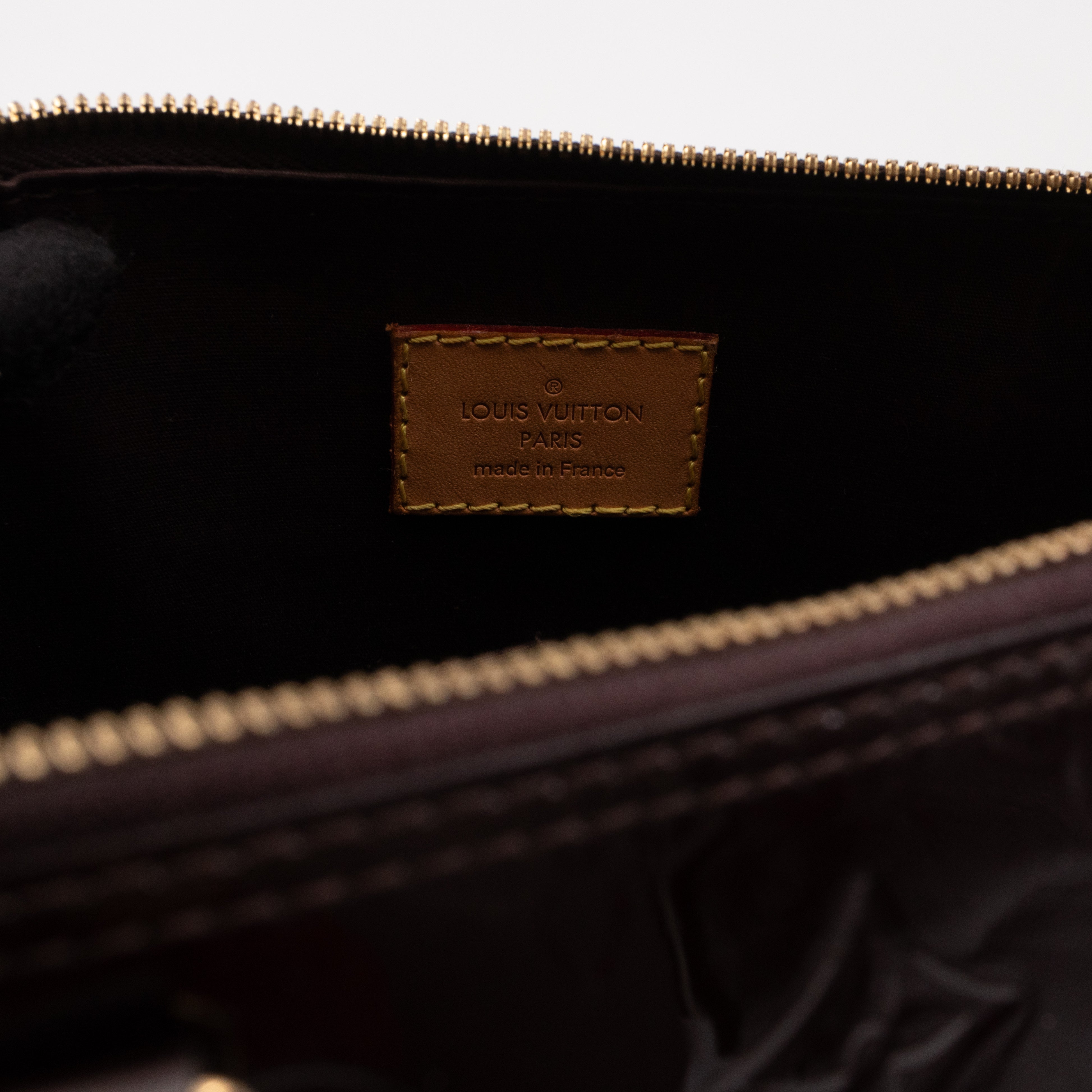 Alma PM Amarante Vernis Leather