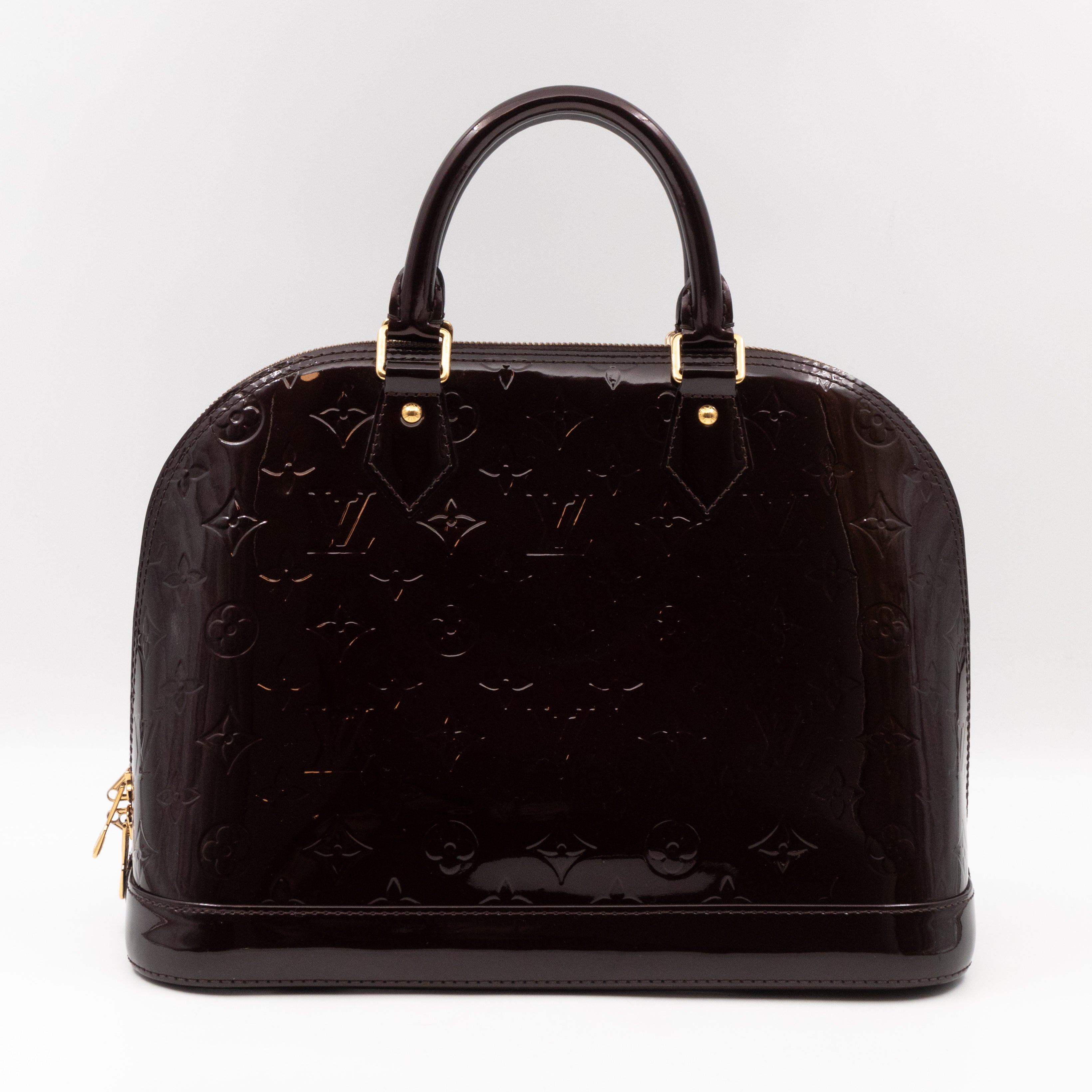 Alma PM Amarante Vernis Leather