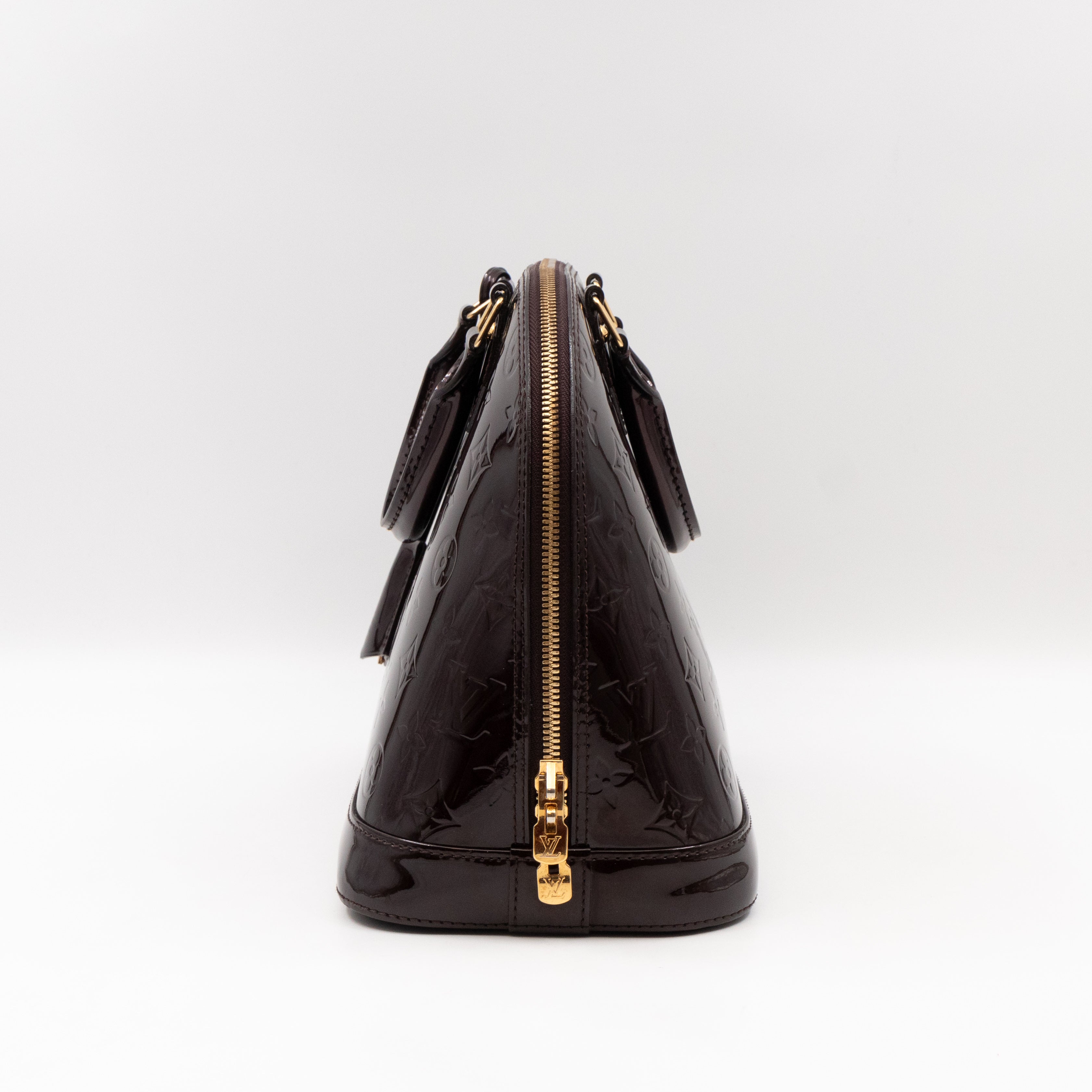 Alma PM Amarante Vernis Leather