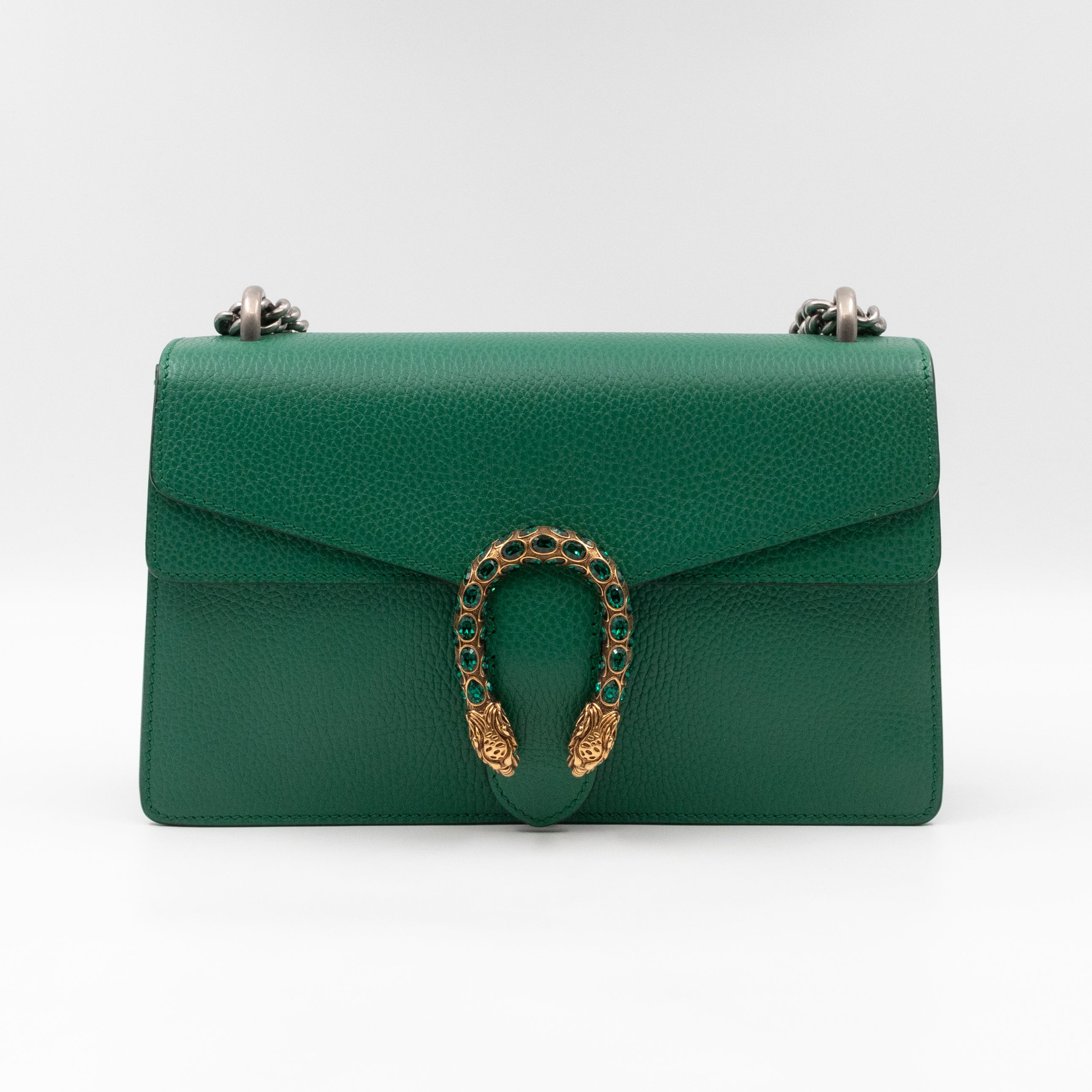 Dionysus Small Green Leather