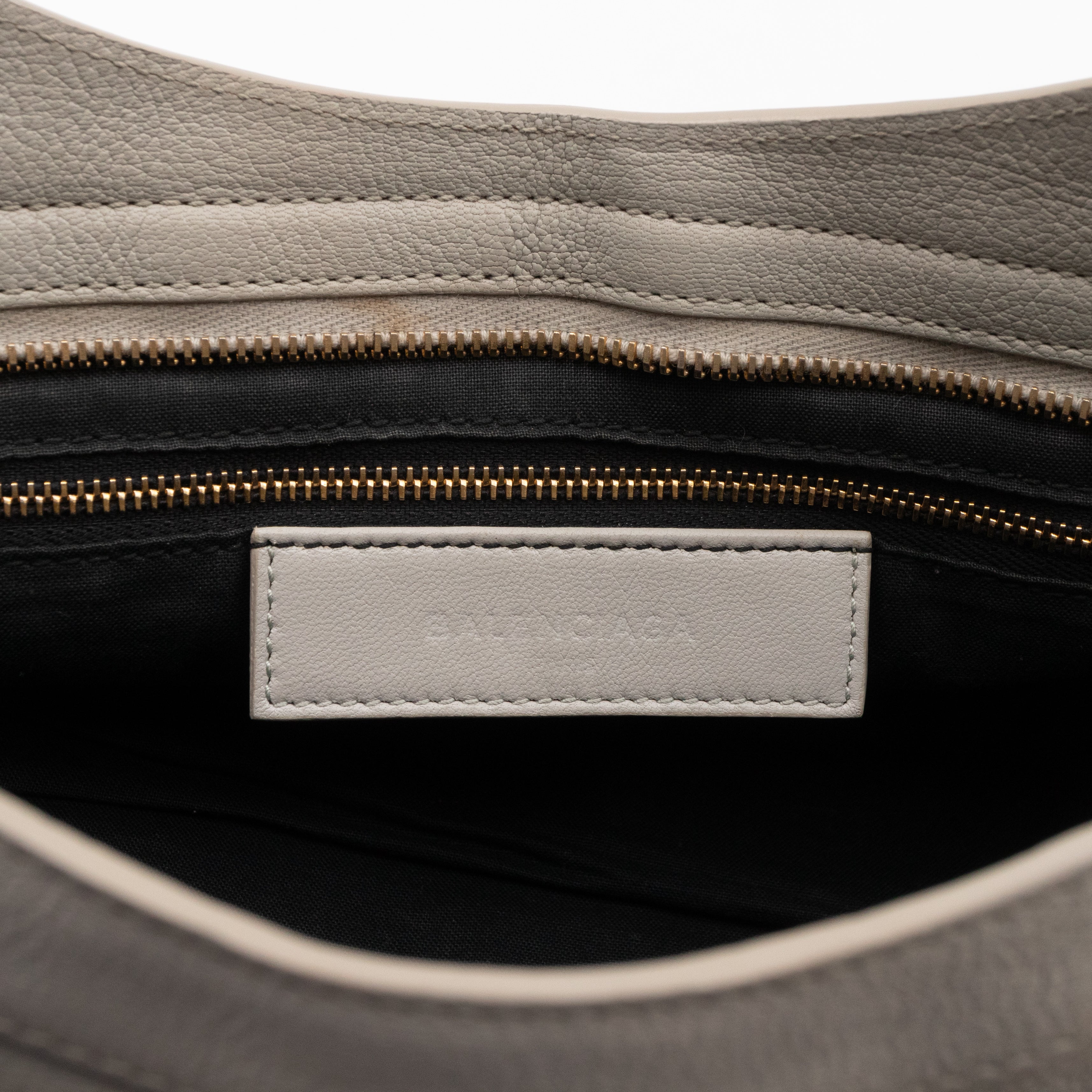 Classic City Metallic Edge Grey Leather