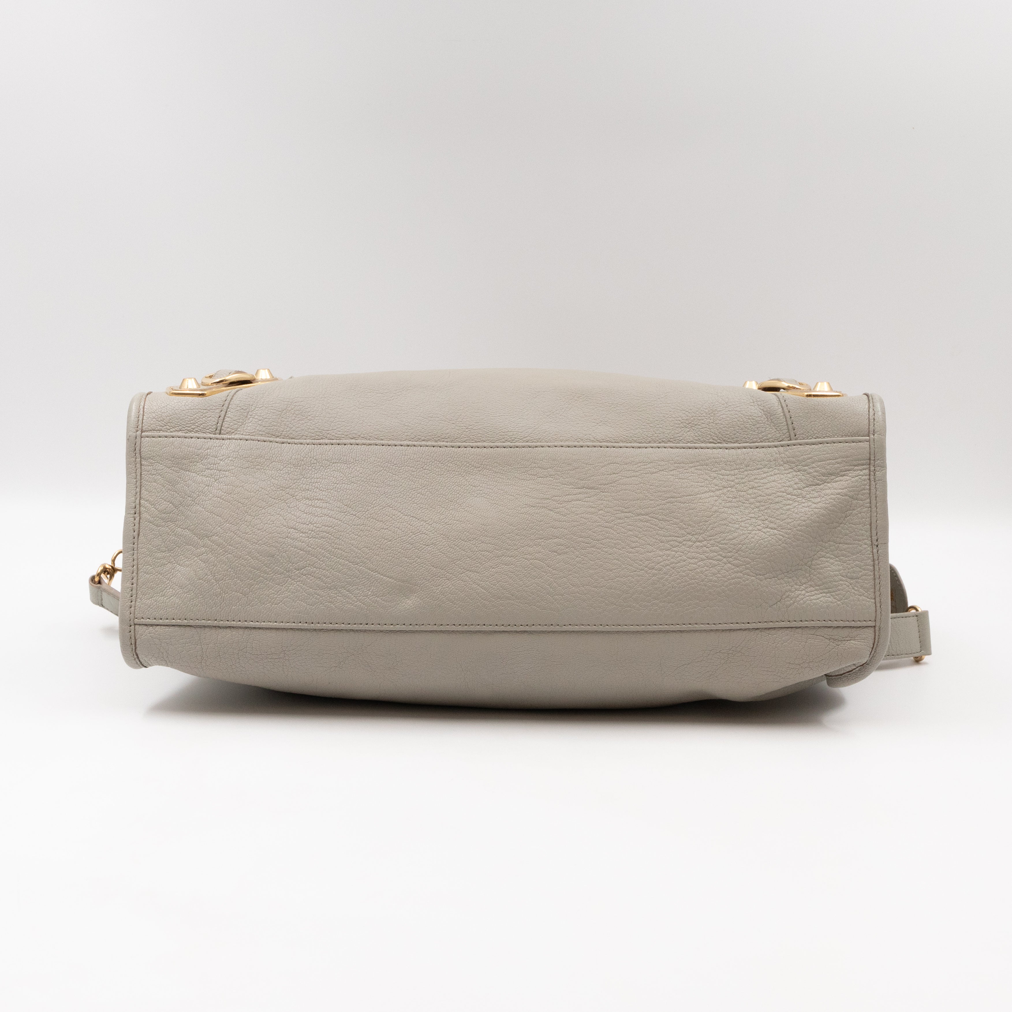 Classic City Metallic Edge Grey Leather