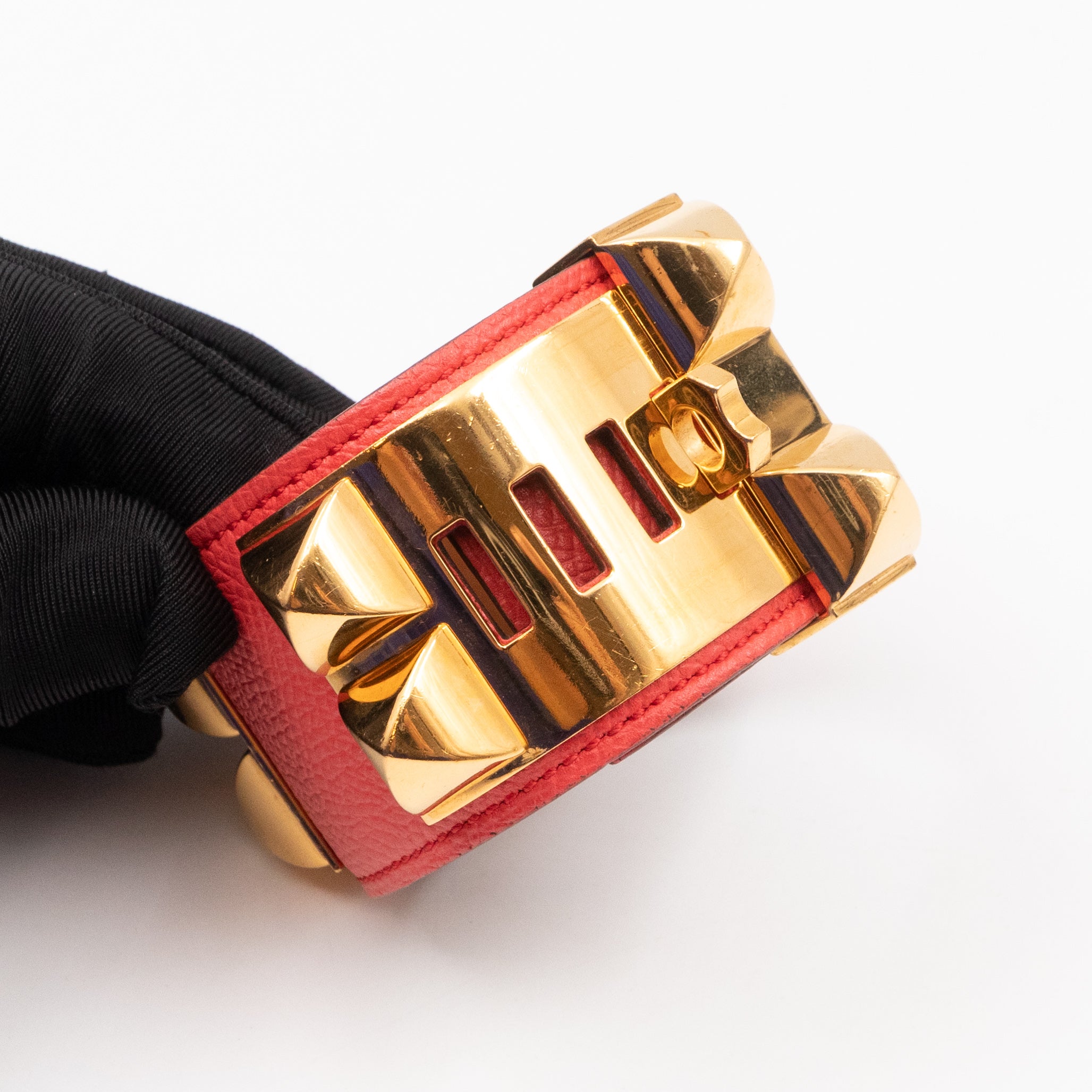 Collier de Chien Coral & Gold Bracelet
