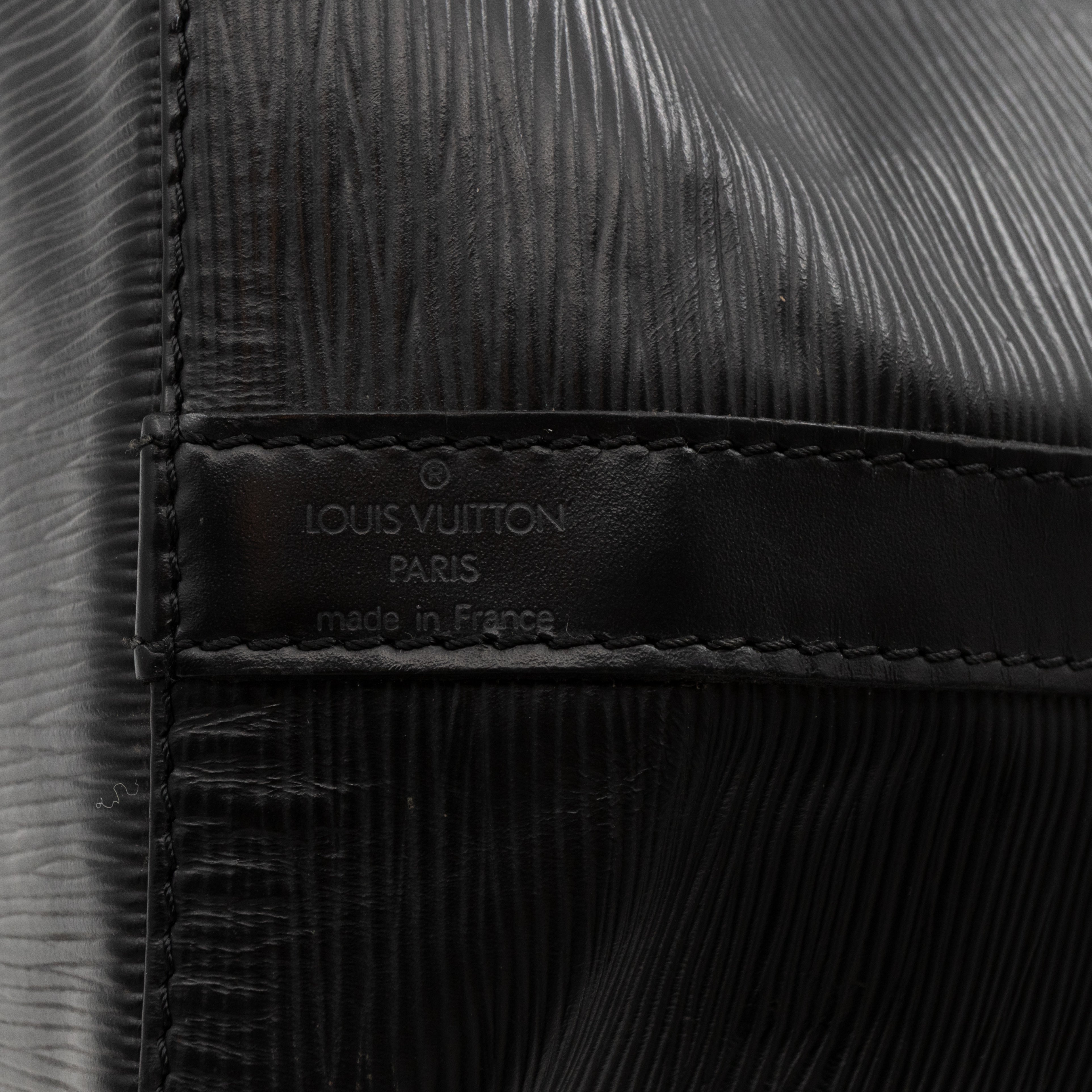 Petit Noe Black Epi Leather