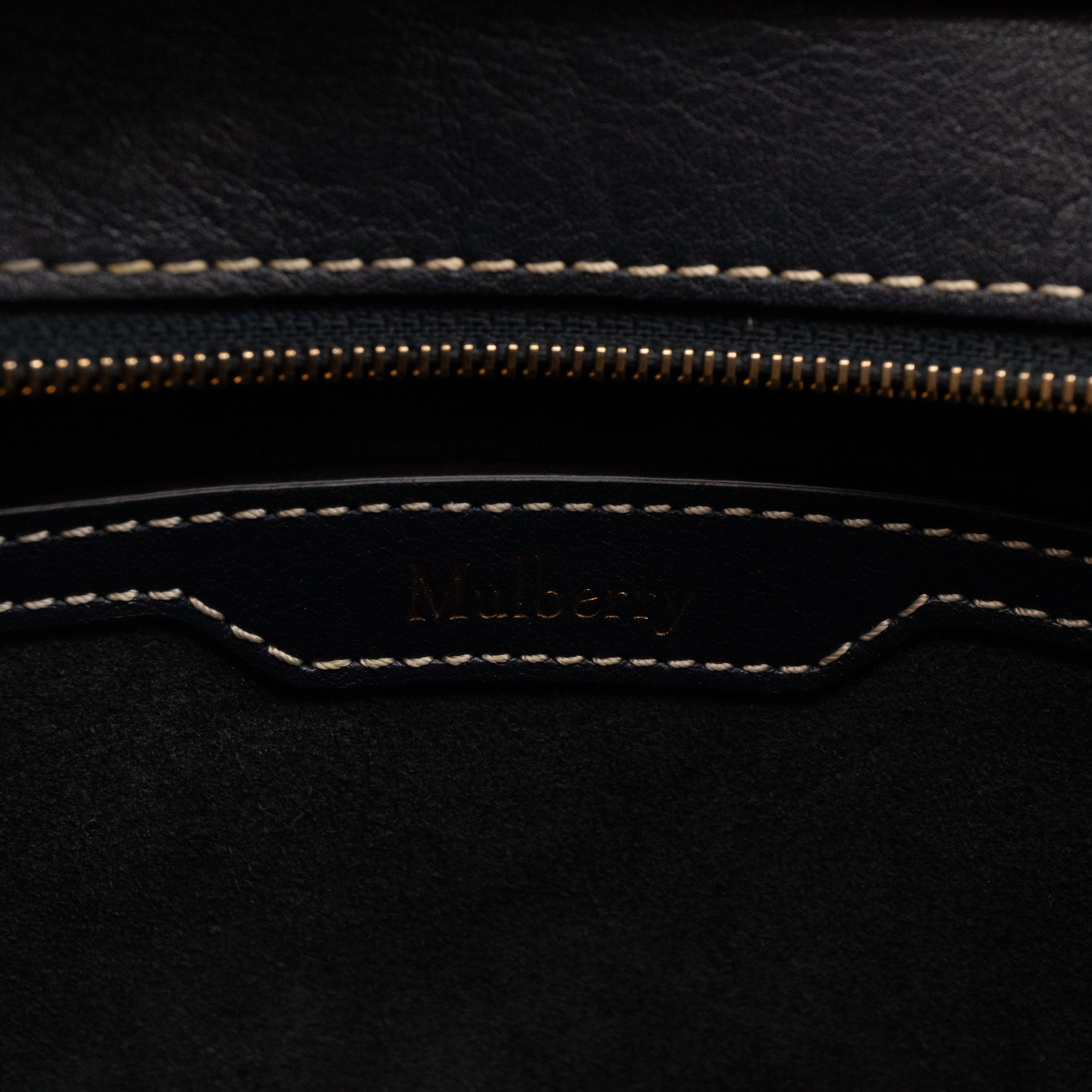 Mini Zipped Bayswater Navy