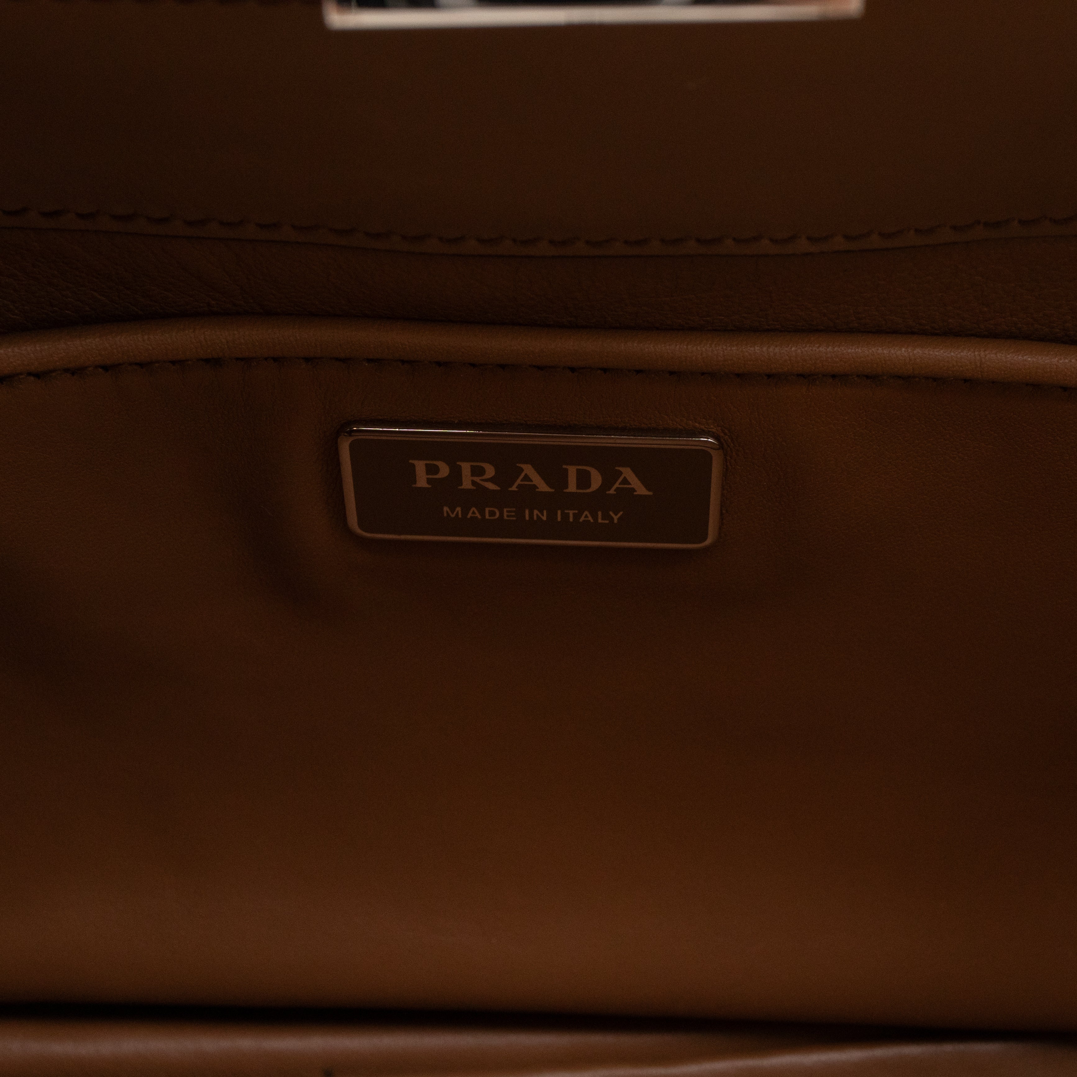 Baiadera Frame Bag Brown & Black Leather