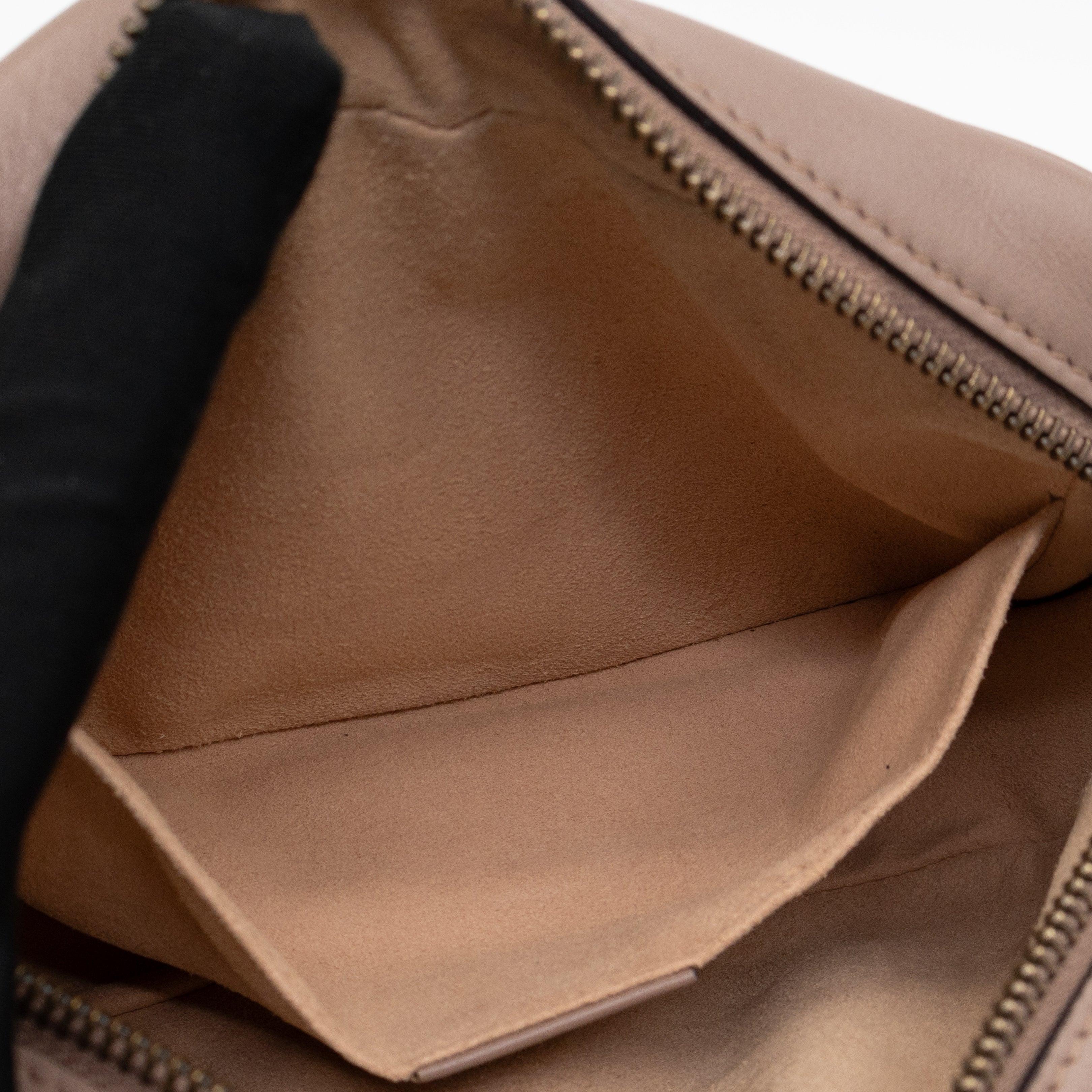 GG Marmont Mini Camera Bag Rose Beige Leather