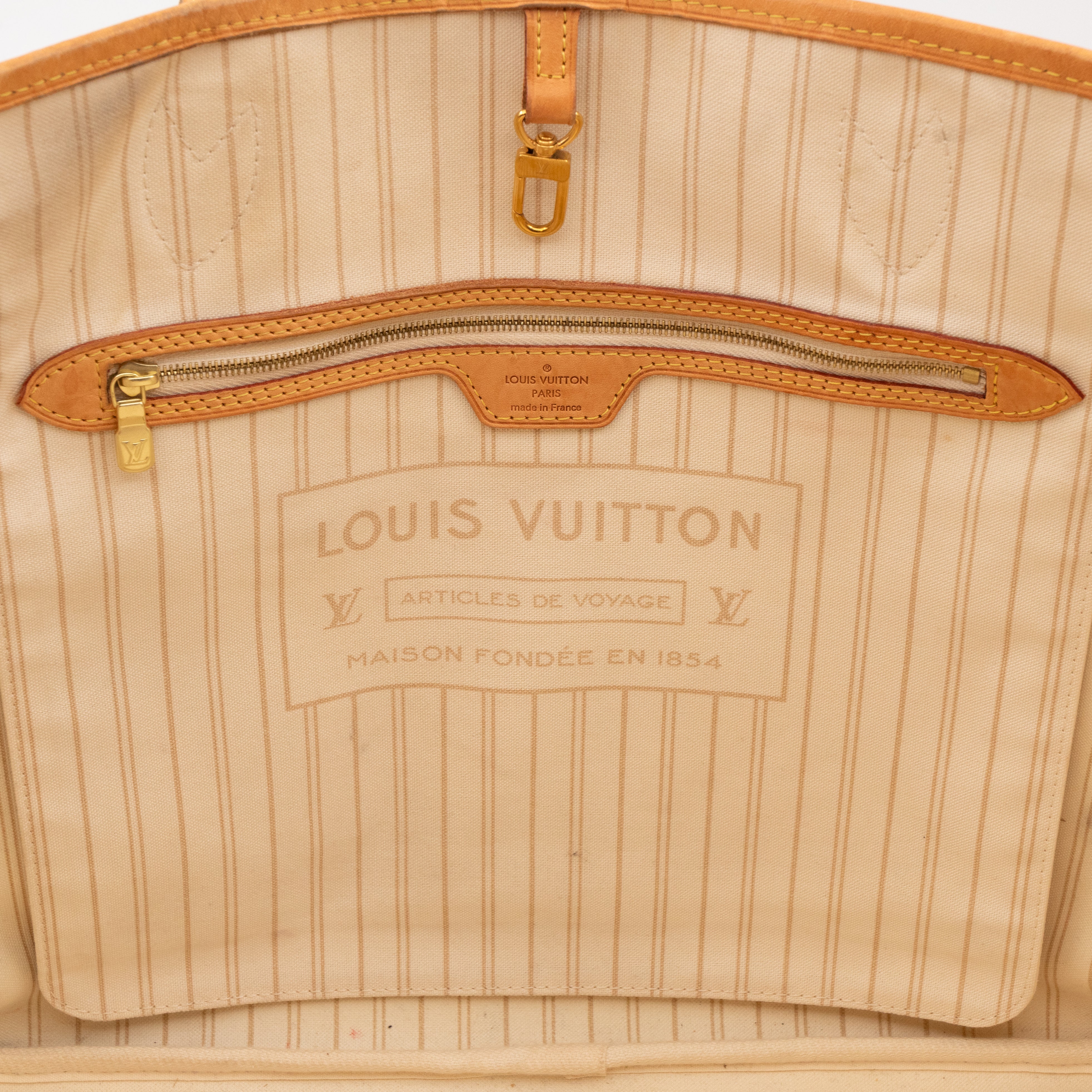 Neverfull GM with Pochette Damier Azur