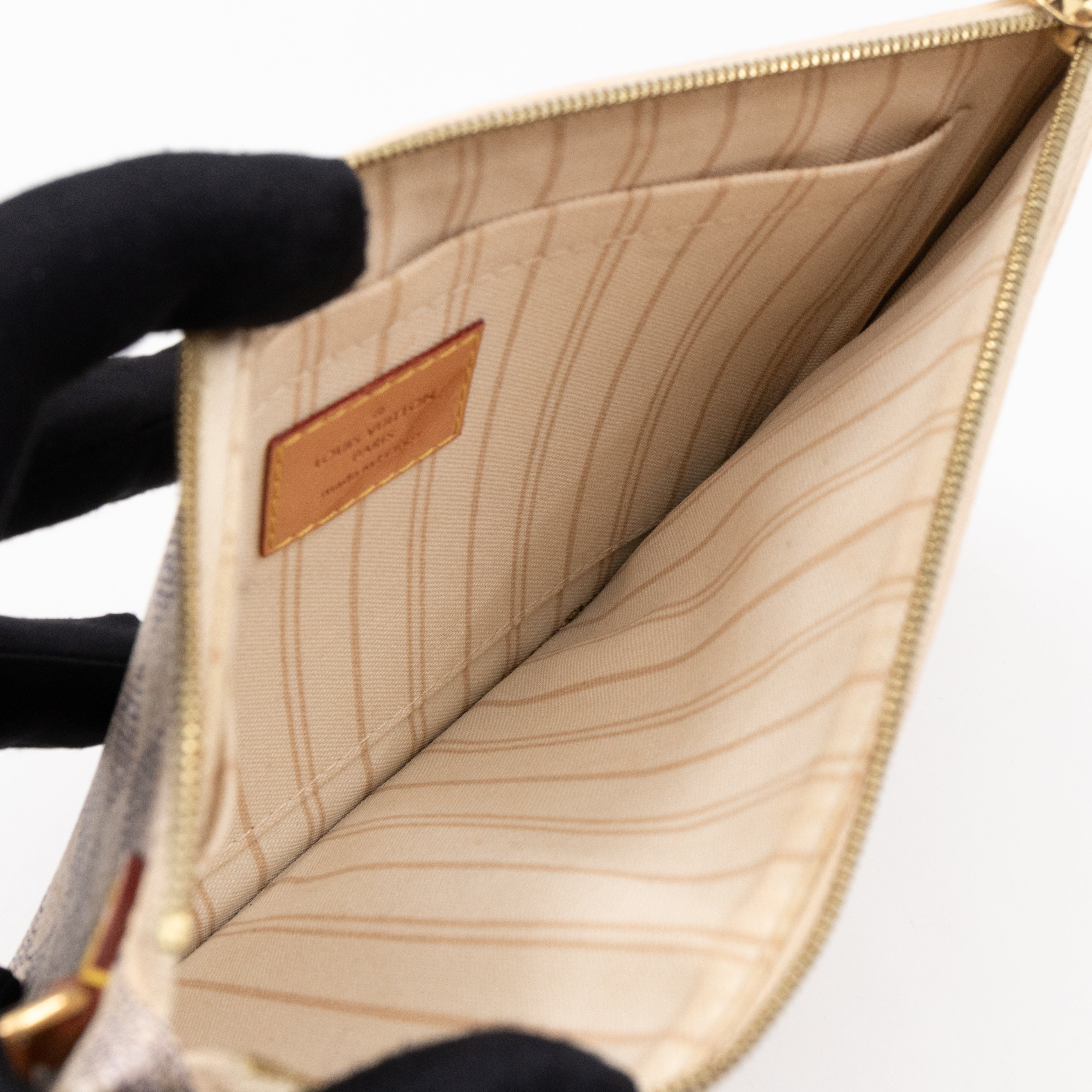 Neverfull Pochette Damier Azur