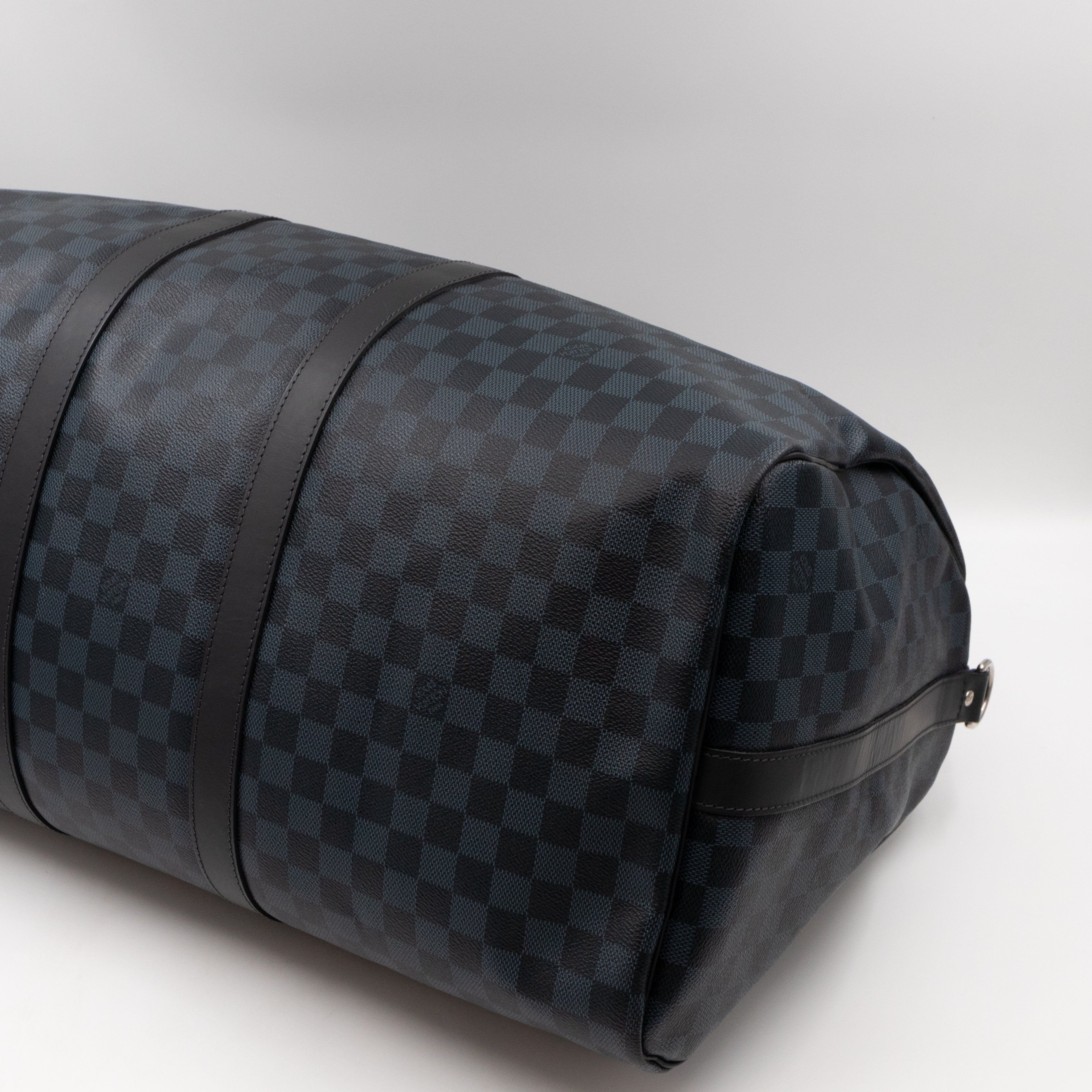 Keepall 55 Bandouliere Damier Cobalt