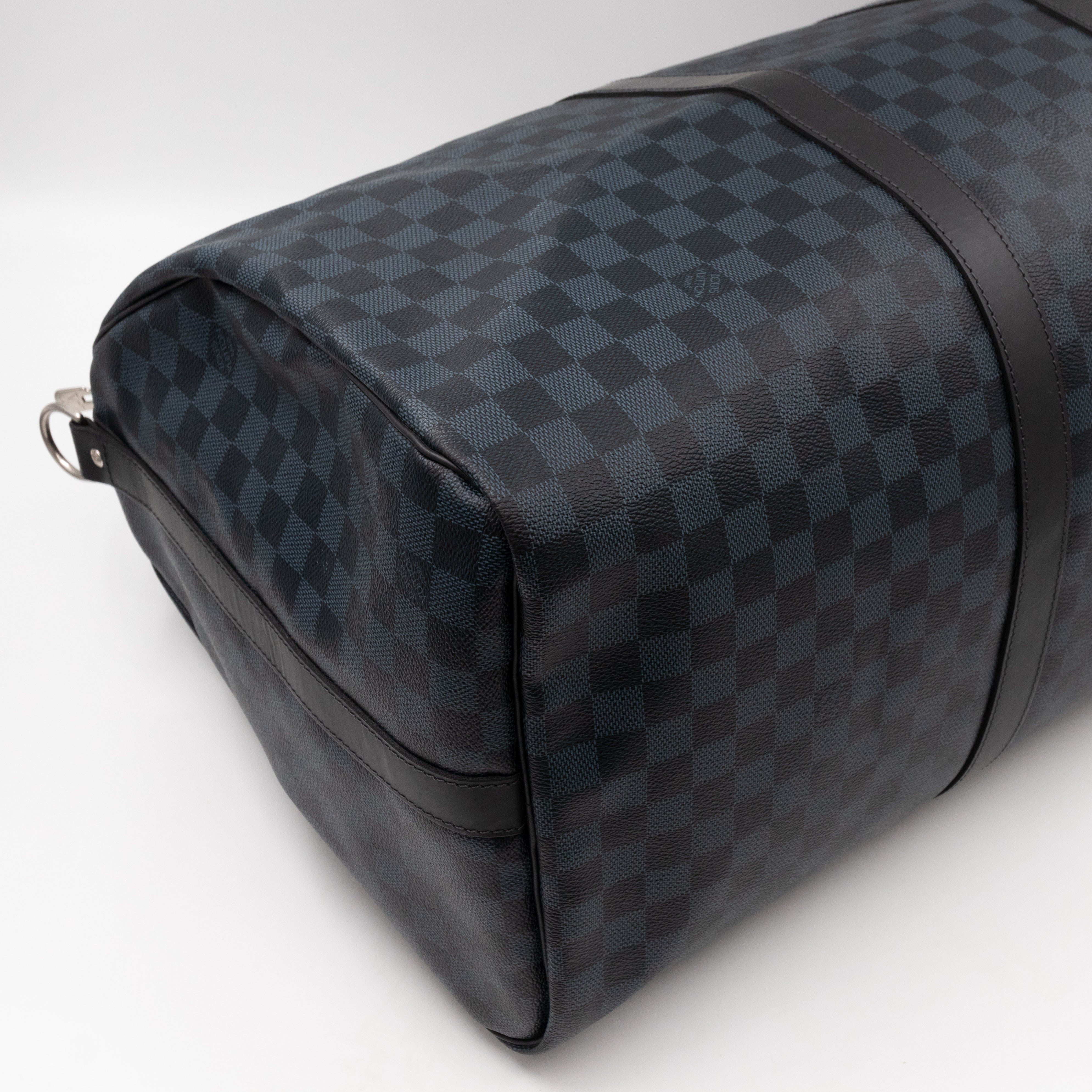 Keepall 55 Bandouliere Damier Cobalt