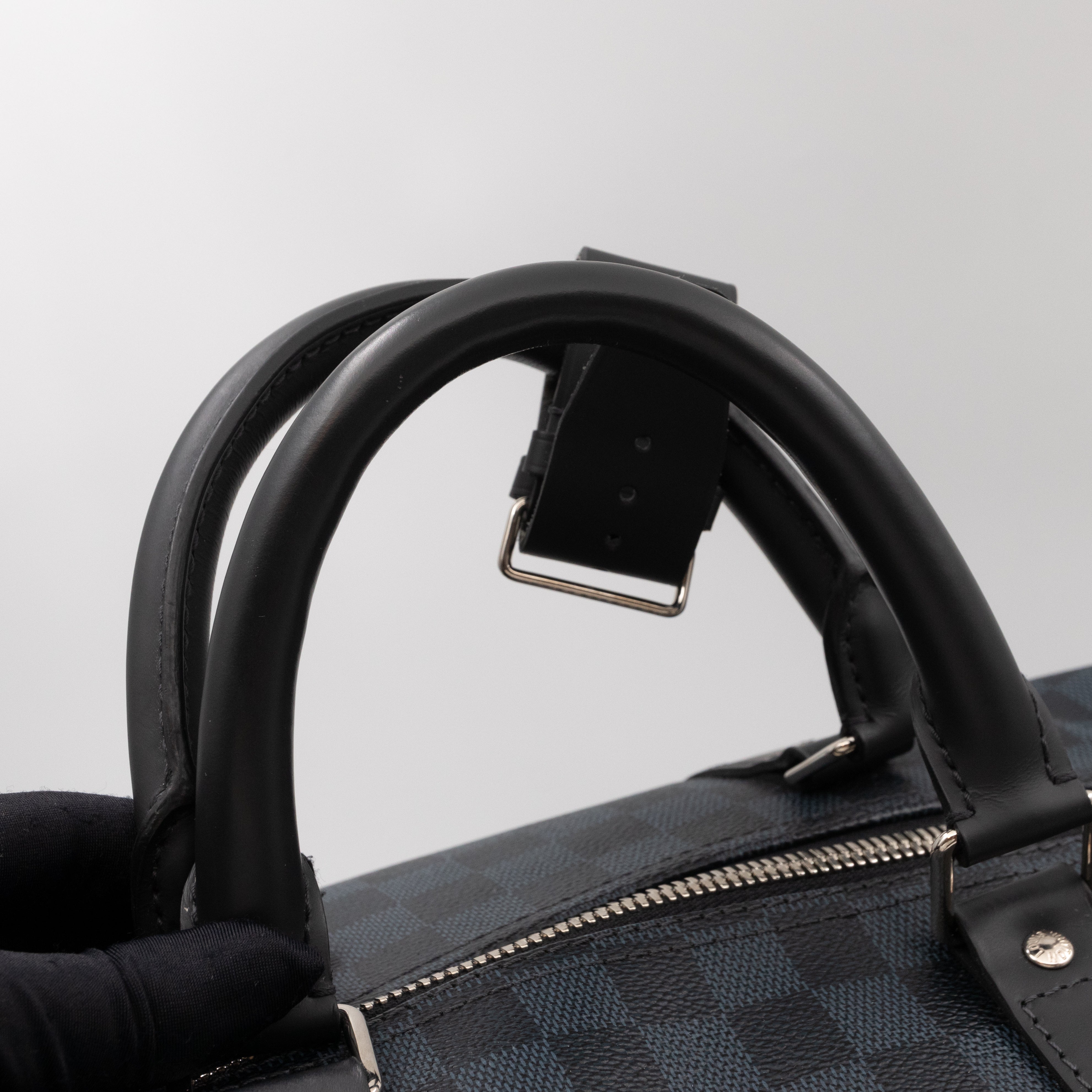 Keepall 55 Bandouliere Damier Cobalt